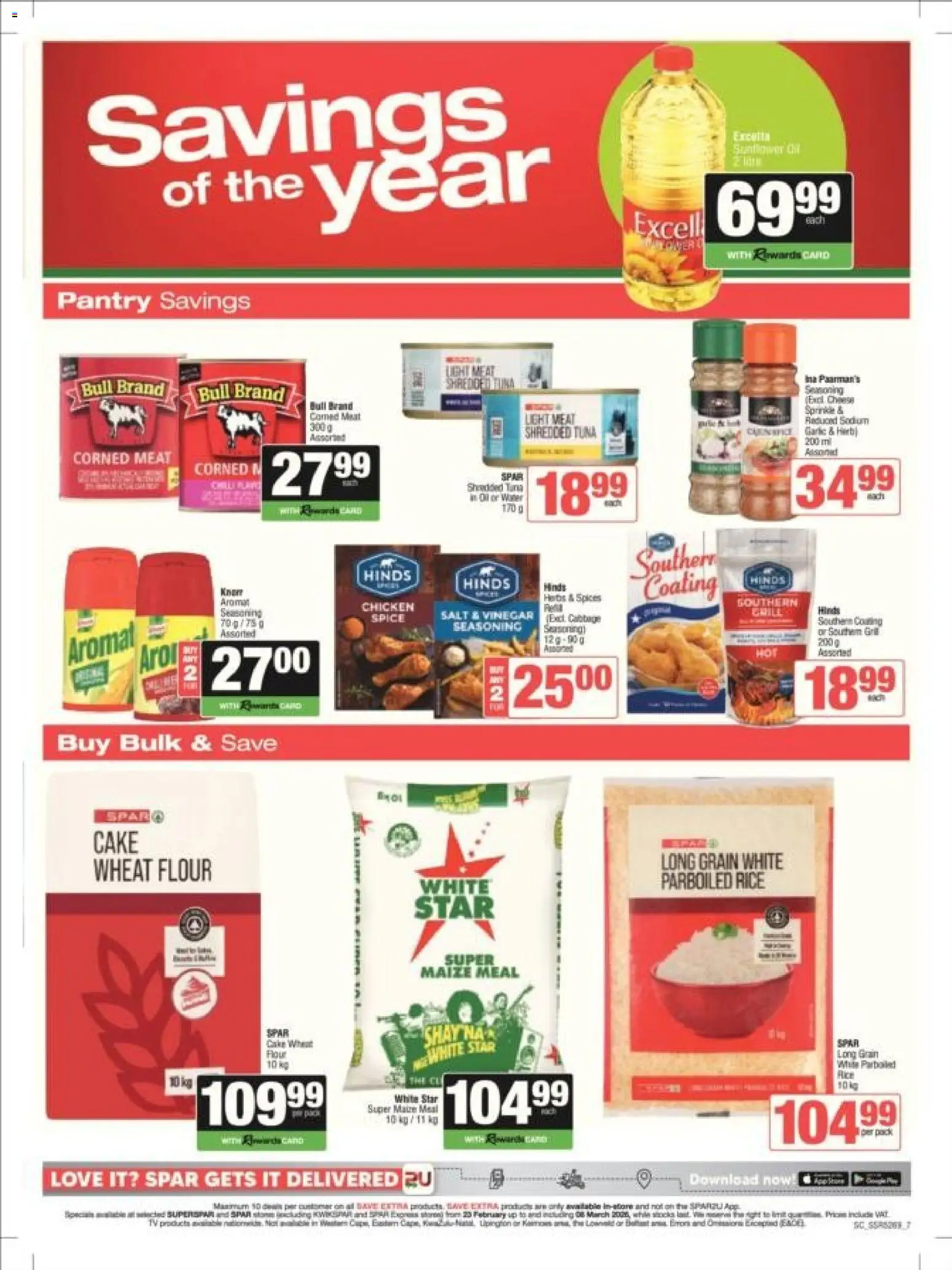 New Spar catalogue – valid from 23.02.2026 | Page: 7 | Products: Tuna, Light, Vinegar, Salt