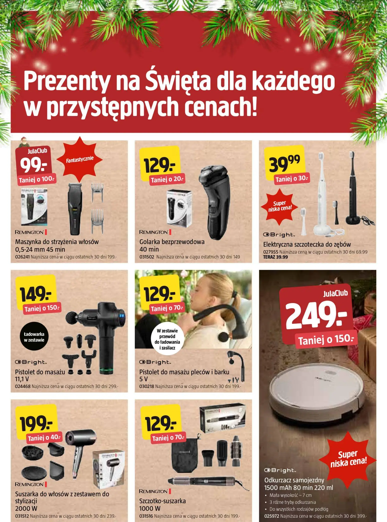 Jula Gazetka od 15.12.2025 | Strona: 2 | Produkty: Ładowarka, Odkurzacz, Elektryczna szczoteczka do zębów, Szczoteczka do zębów
