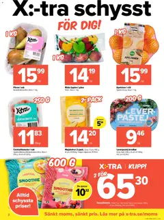 Coop X:-TRA erbjudanden - Förhandsvisning av reklamblad från butik Coop X:-TRA aktuell från 13.04.2026 | Sida: 2