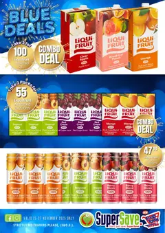 Super Save specials catalogue – valid from 25.11.2025 | Page: 8 | Products: Juice, Fruit, Mango
