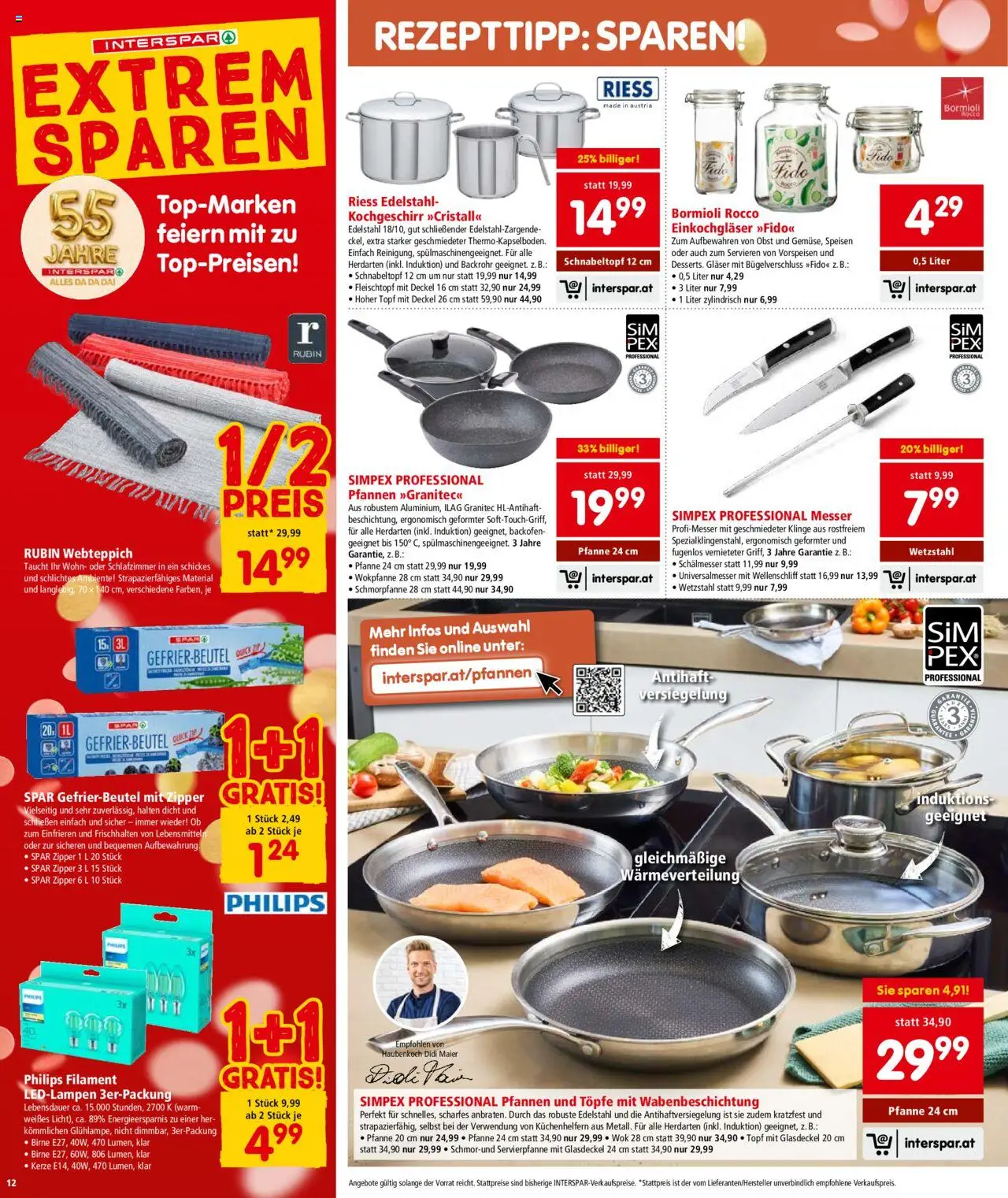 Interspar Flugblatt - Niederösterreich gültig ab 07.08.2025 | Seite: 12 | Produkte: Obst, Birne