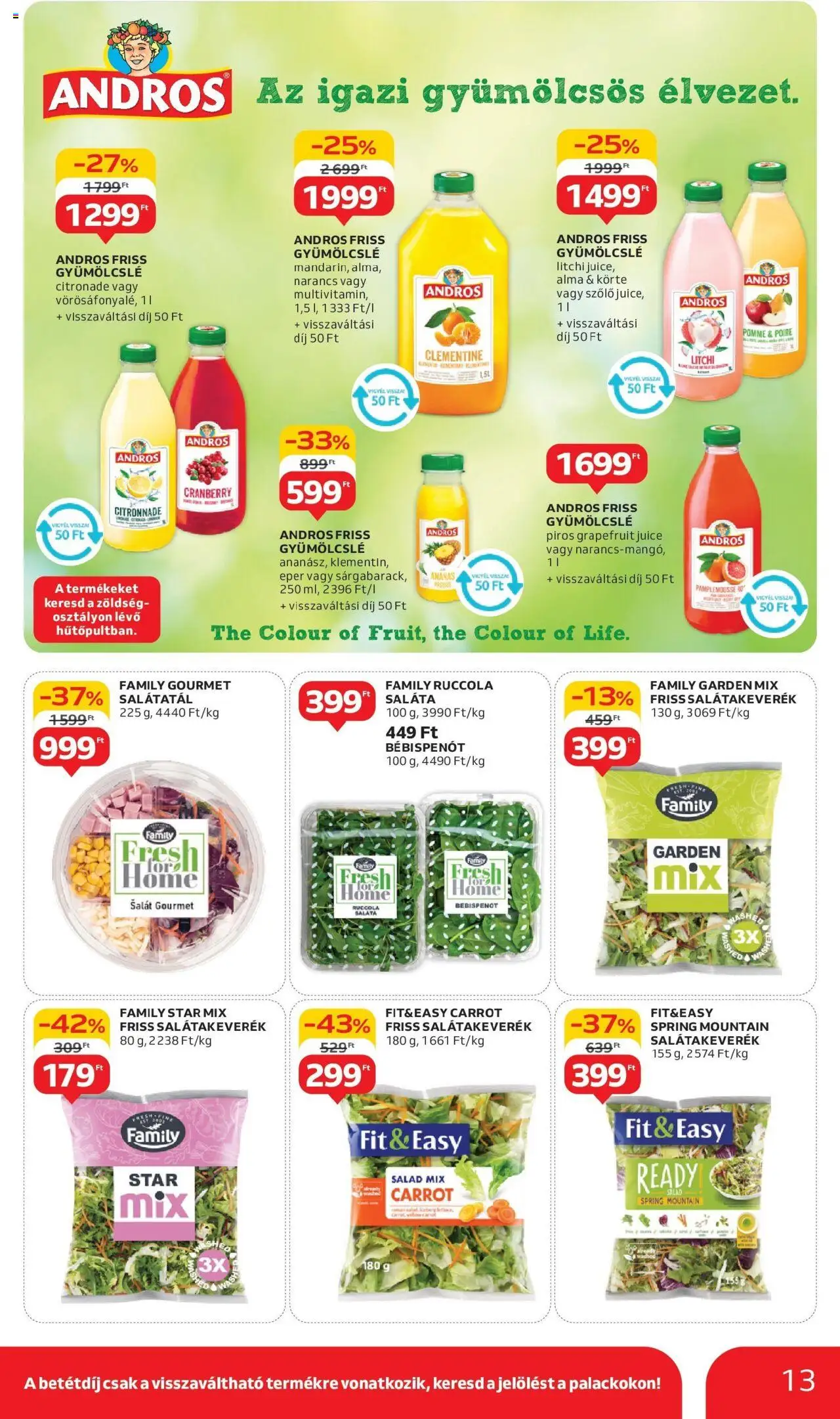 Auchan akciós ujság - amely érvényes a következő dátumtól: 29.05.2025 | Oldal: 13 | Termékek: Szőlő, Alma, Eper, Grapefruit