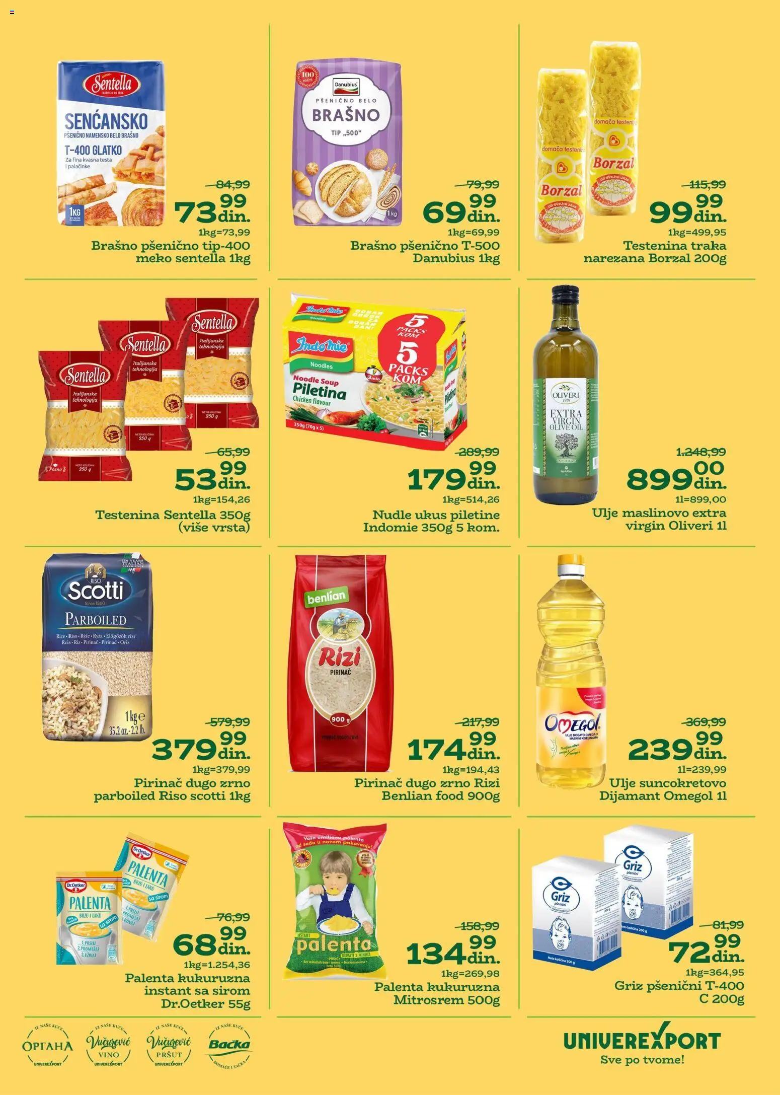 Univerexport katalog - važi od 27.10.2025 | Strana: 13 | Proizvode: Testenina, Vino, Piletina, Pirinač