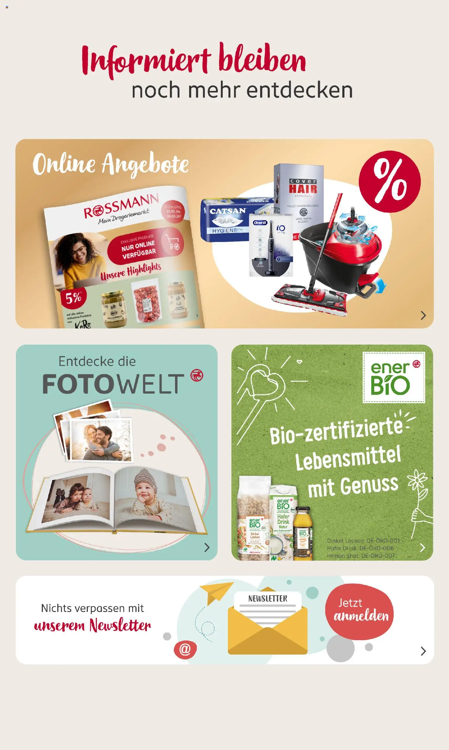 Rossmann App-Angebote – gültig ab 02.03.2026 | Seite: 6 | Produkte: Catsan, Pasta