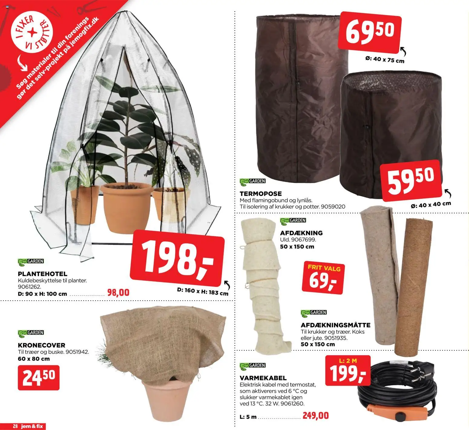 Jem & fix tilbudsavis – gyldig fra 26.10.2025 | Side: 28 | Produkter: Søm, Kabel