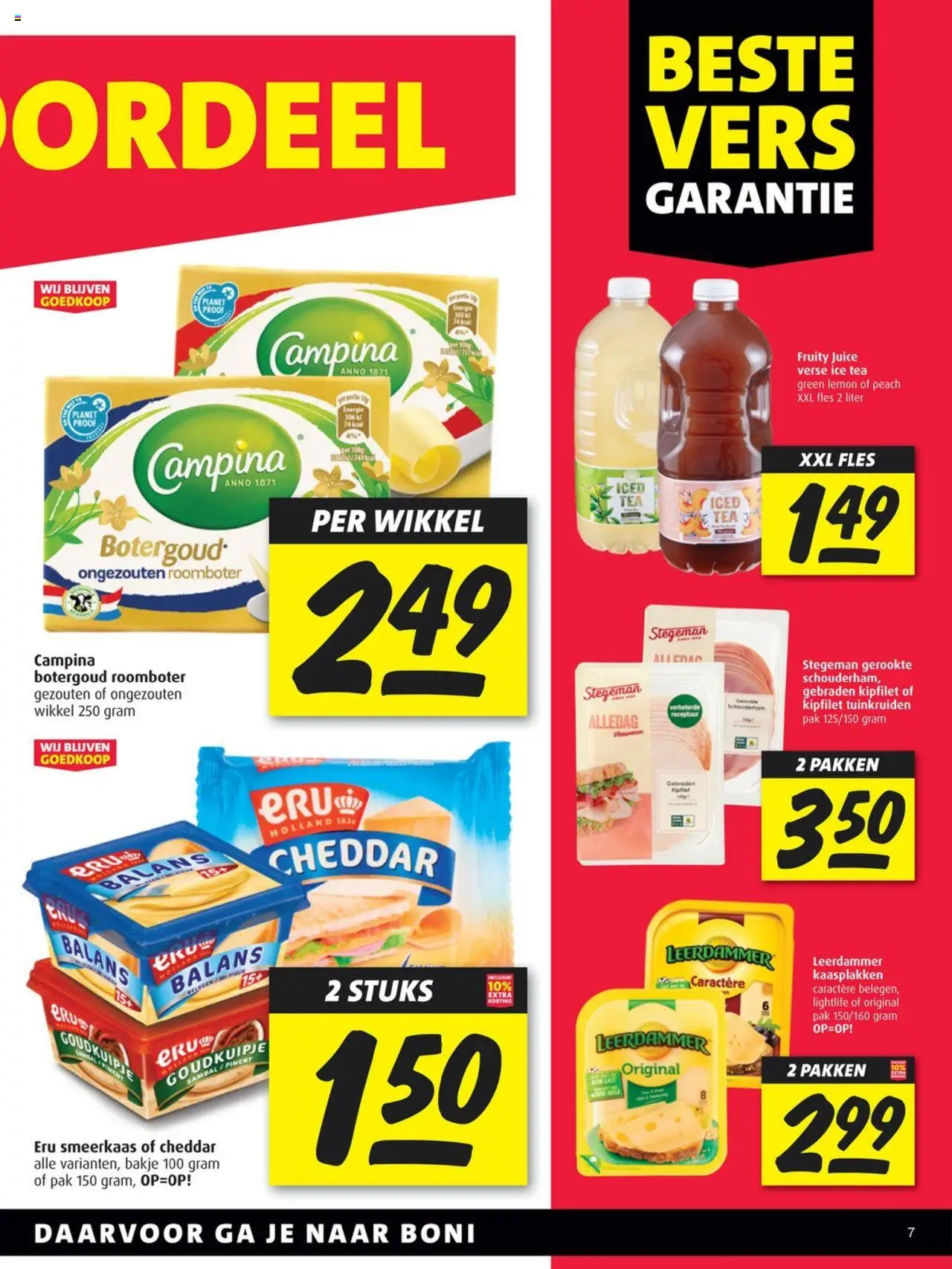  | Pagina: 7 | Producten: Fles, Roomboter, Cheddar