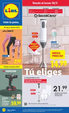 Vista previa Lidl folleto de bazar válido desde el 16.03.2026