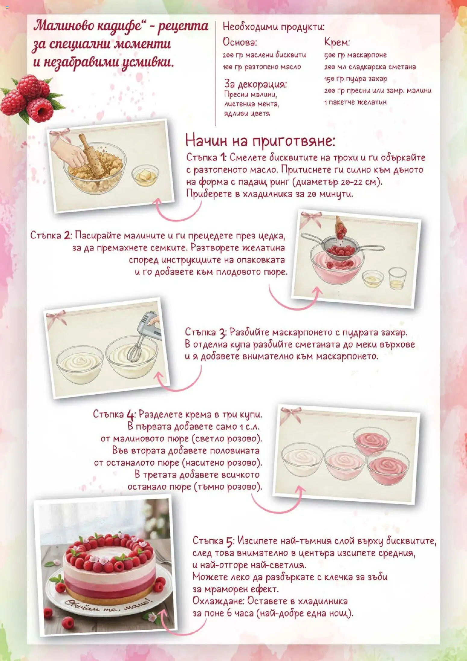 {H1} | Страница: 2 | Продукти: Сметана, Пюре, Маскарпоне, Декорация