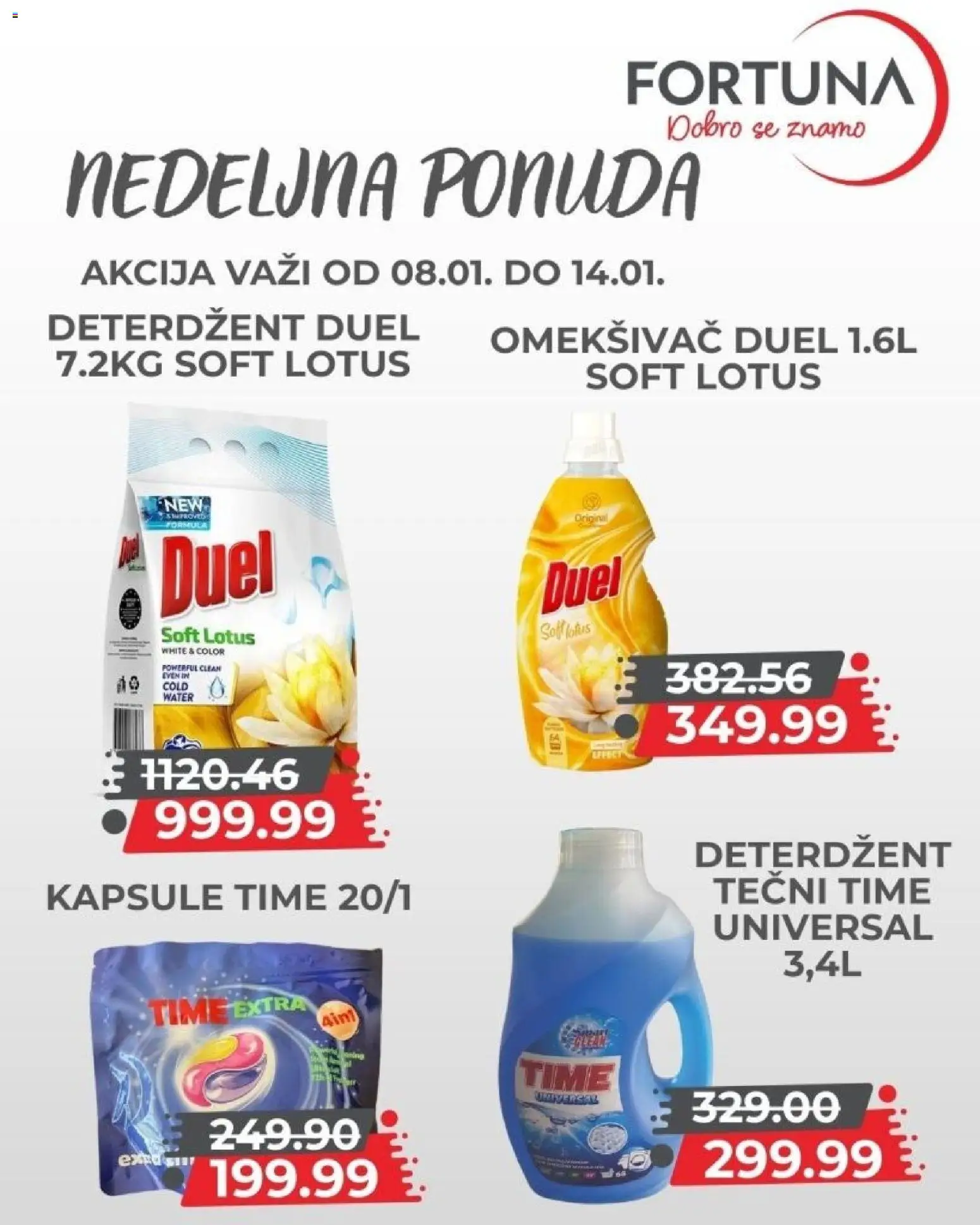 Fortuna Market katalog - važi od 08.01.2026 | Strana: 9 | Proizvode: Deterdžent, Kapsule