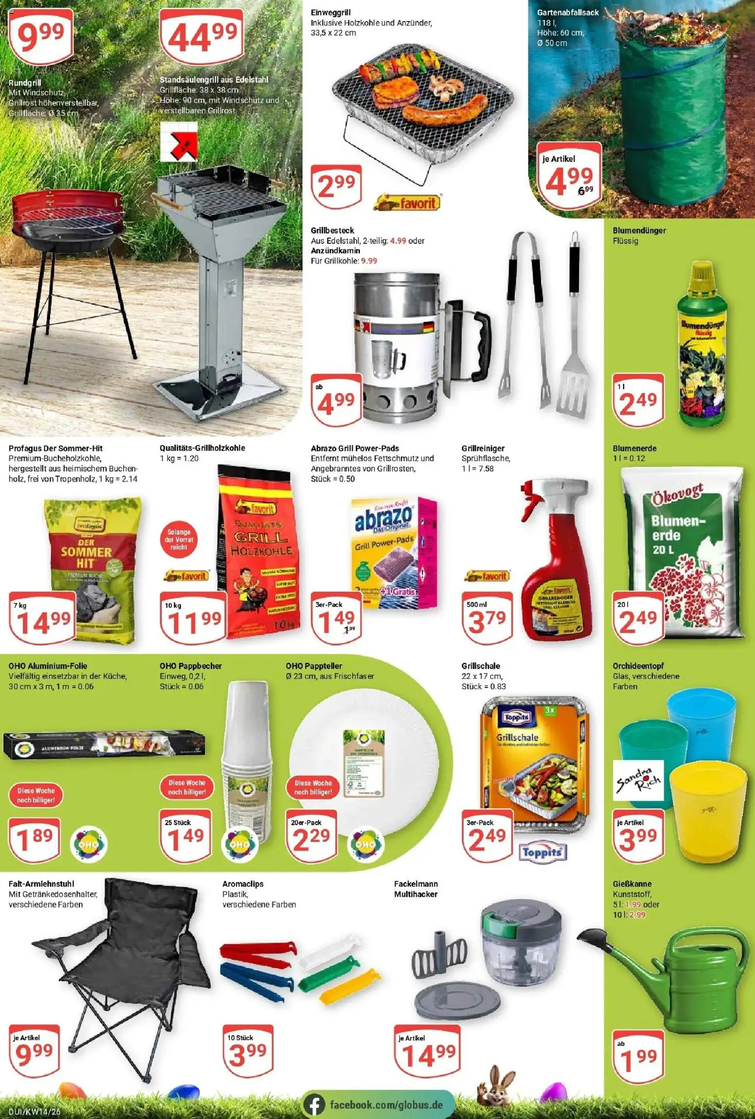 Globus prospekt Duisburg	 – gültig ab 30.03.2026 | Seite: 13 | Produkte: Grill, Blumen, Blumenerde