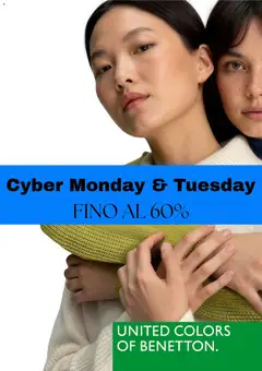 Anteprima del volantino Benetton Cyber Monday catalogo valido a partire dal 01.12.2025