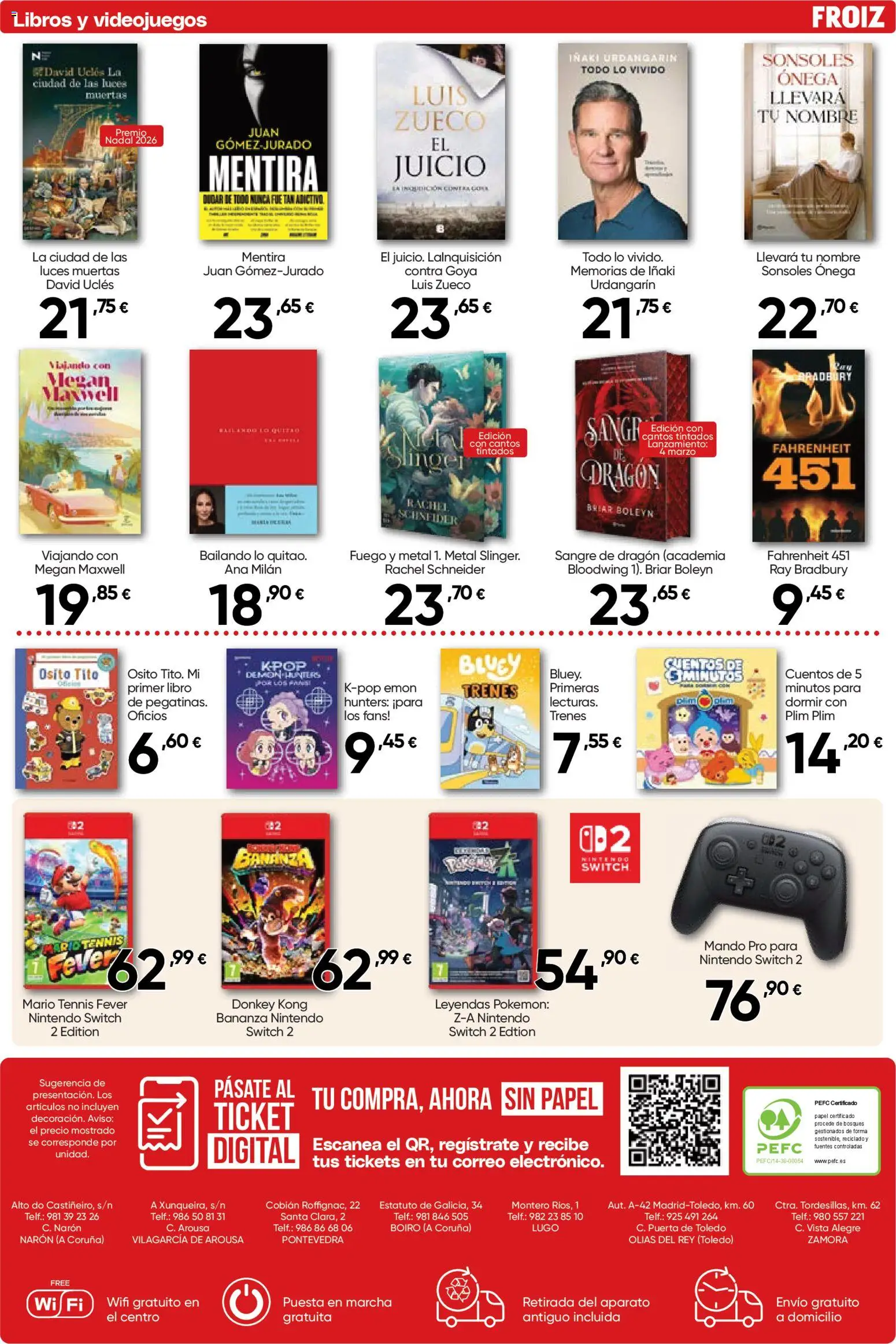 Froiz - Folleto Hiper │ válido desde el 25.02.2026 | Página: 12 | Productos: Nintendo
