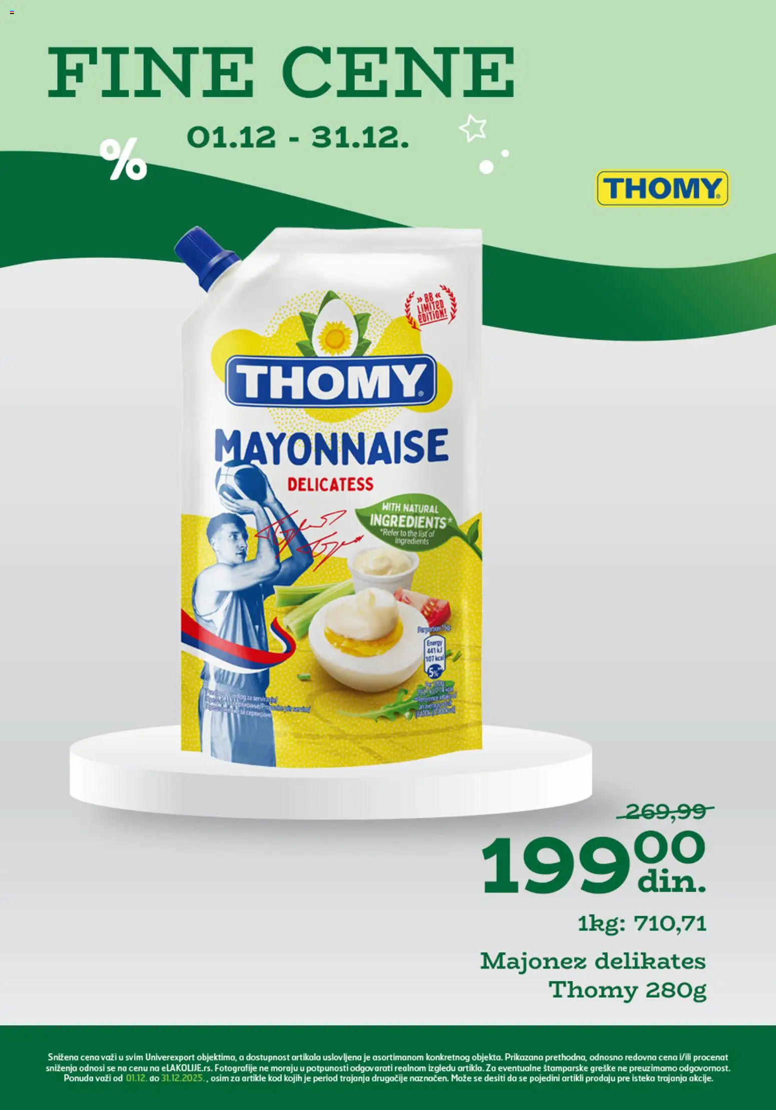 Univerexport katalog - važi od 01.12.2025 | Strana: 1 | Proizvode: Majonez