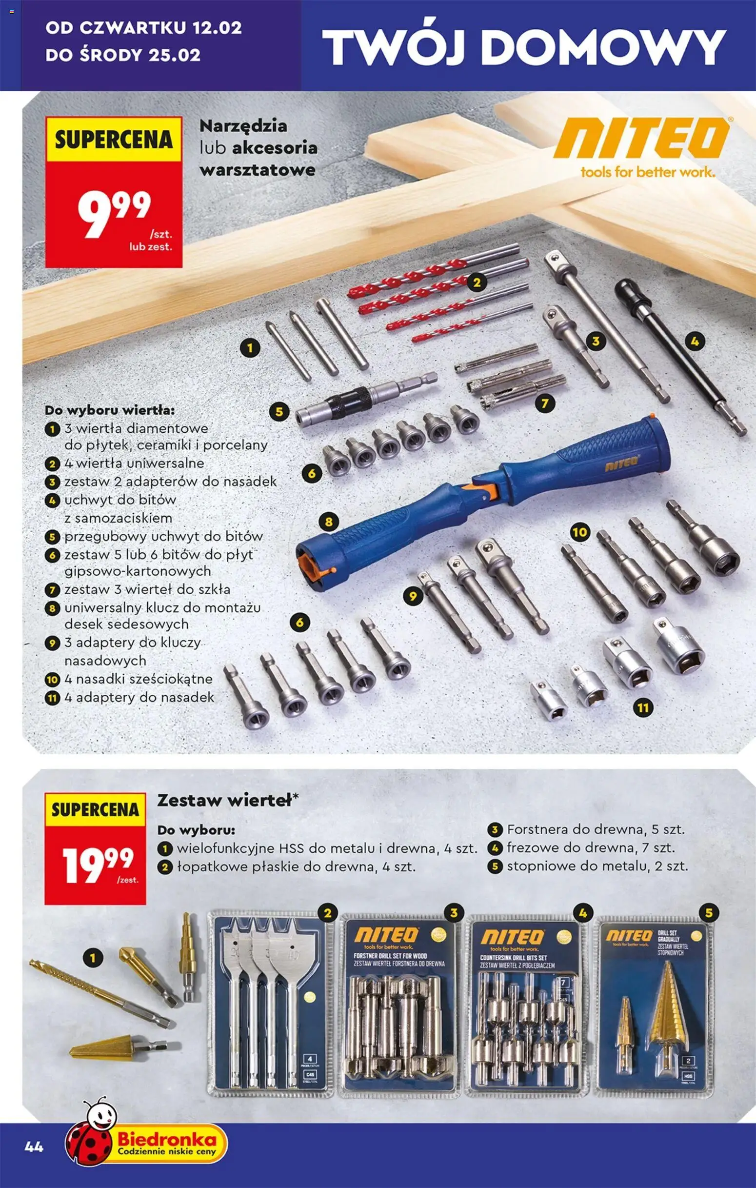 Biedronka Polsko leták - Hity i inspiracje od 07.02.2026 | Strana: 46