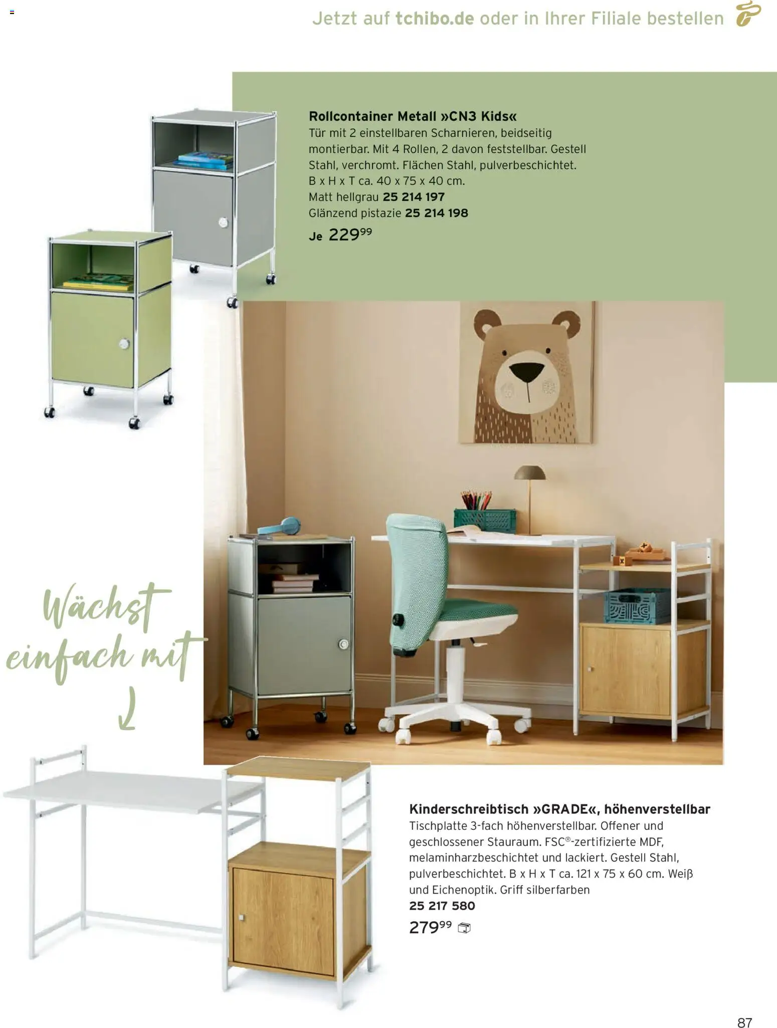 Katalog Tchibo Frühling Kids – gültig ab 05.03.2026 | Seite: 87 | Produkte: Tür, Rollcontainer