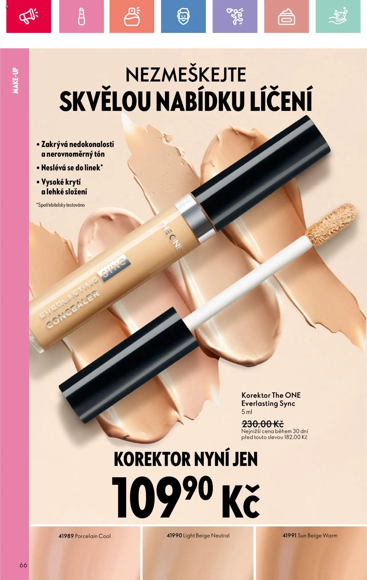 Oriflame katalog č.08/2025 od 25.05.2025 | Strana: 66 | Produkty: Makeup, Korektor