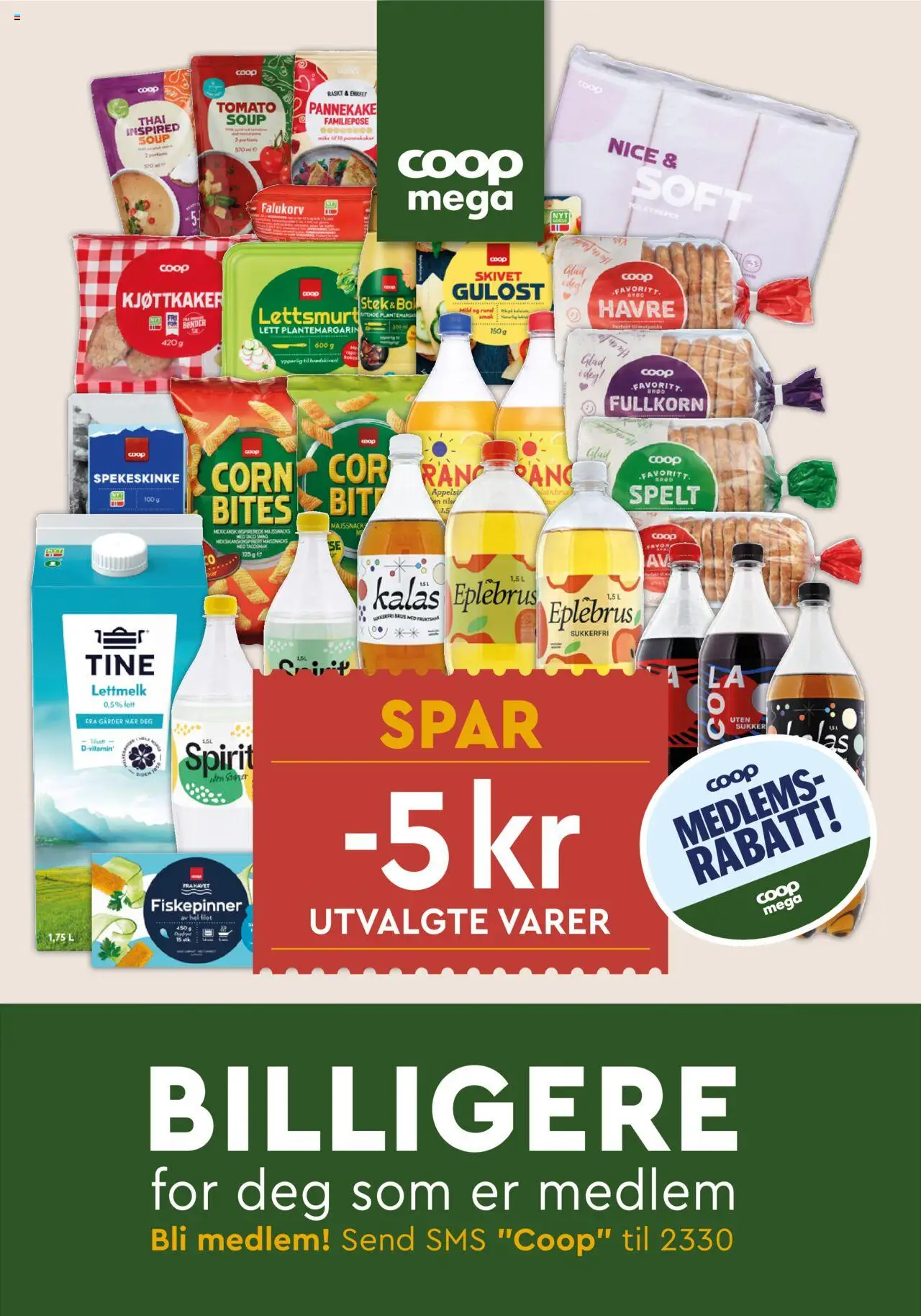  | Side: 12 | Produkter: Lettmelk, Gulost, Sukker, Kjøttkaker