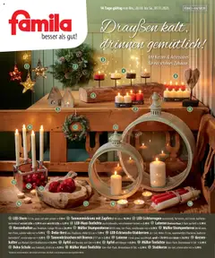 Famila - Draußen kalt; drinnen gemütlich! ab 20.10.2025 gültig