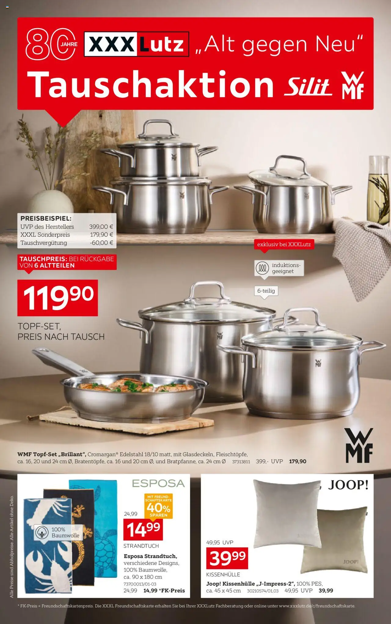 XXXL Lutz Prospekt 	 - gültig ab dem 04.08.2025 | Seite: 1 | Produkte: Strandtuch