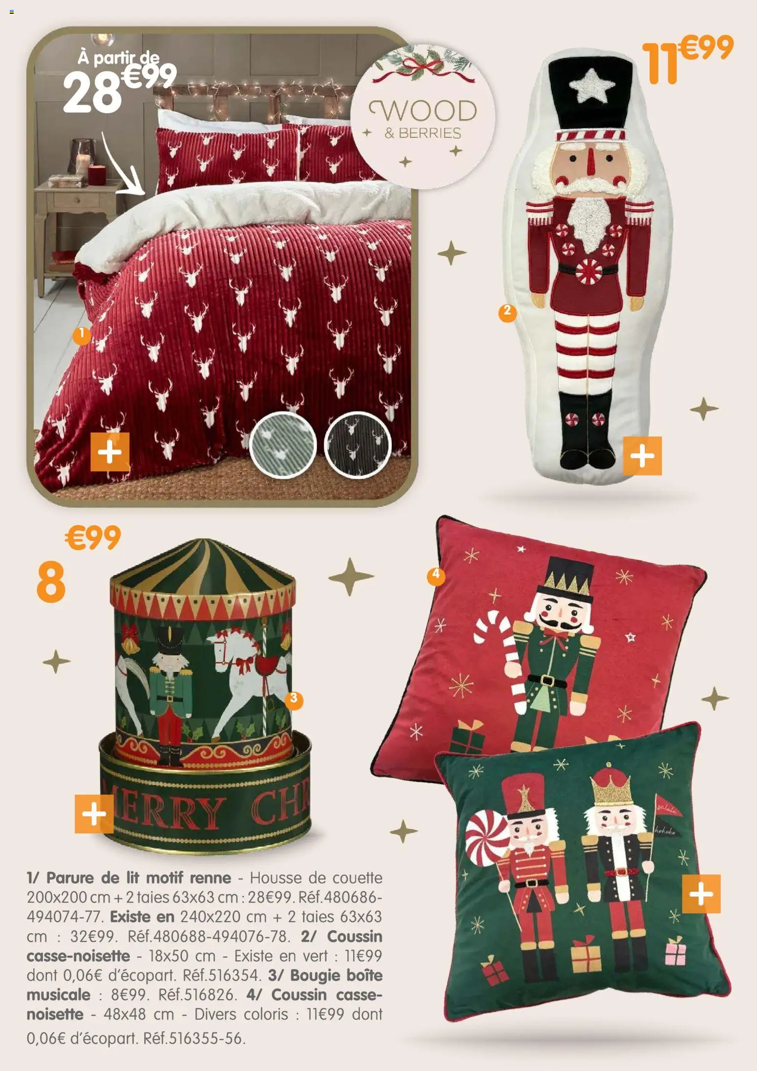 {H1} | Page: 13 | Produits: Noisette, Parure de lit, Housse de couette, Couette