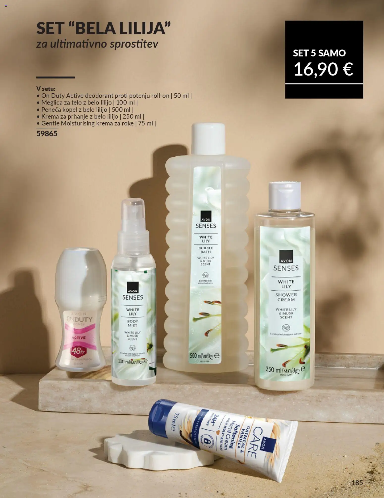 Novi Avon katalog ponudbe – veljaven od 29.12.2025 | Stran: 185 | Izdelki: Kopel, Peneča kopel, Krema za roke, Deodorant