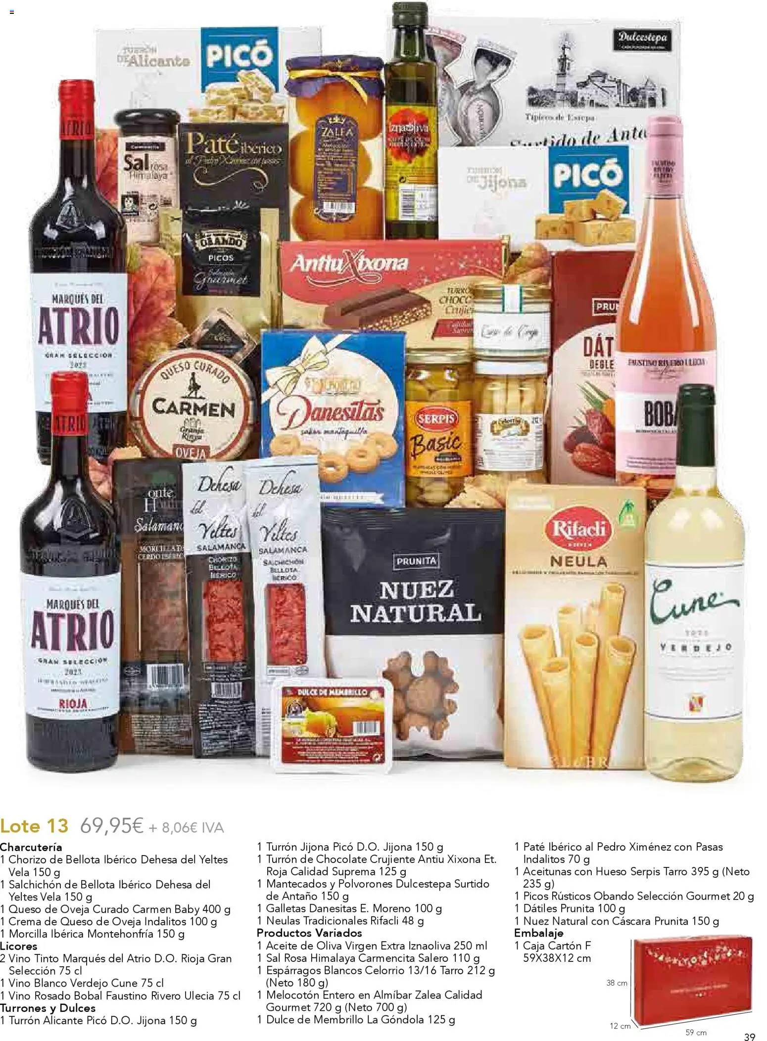 Lupa Supermercados Regalar en Navidad │ válido desde el 03.11.2025 | Página: 41 | Productos: Queso, Paté, Galletas, Caja