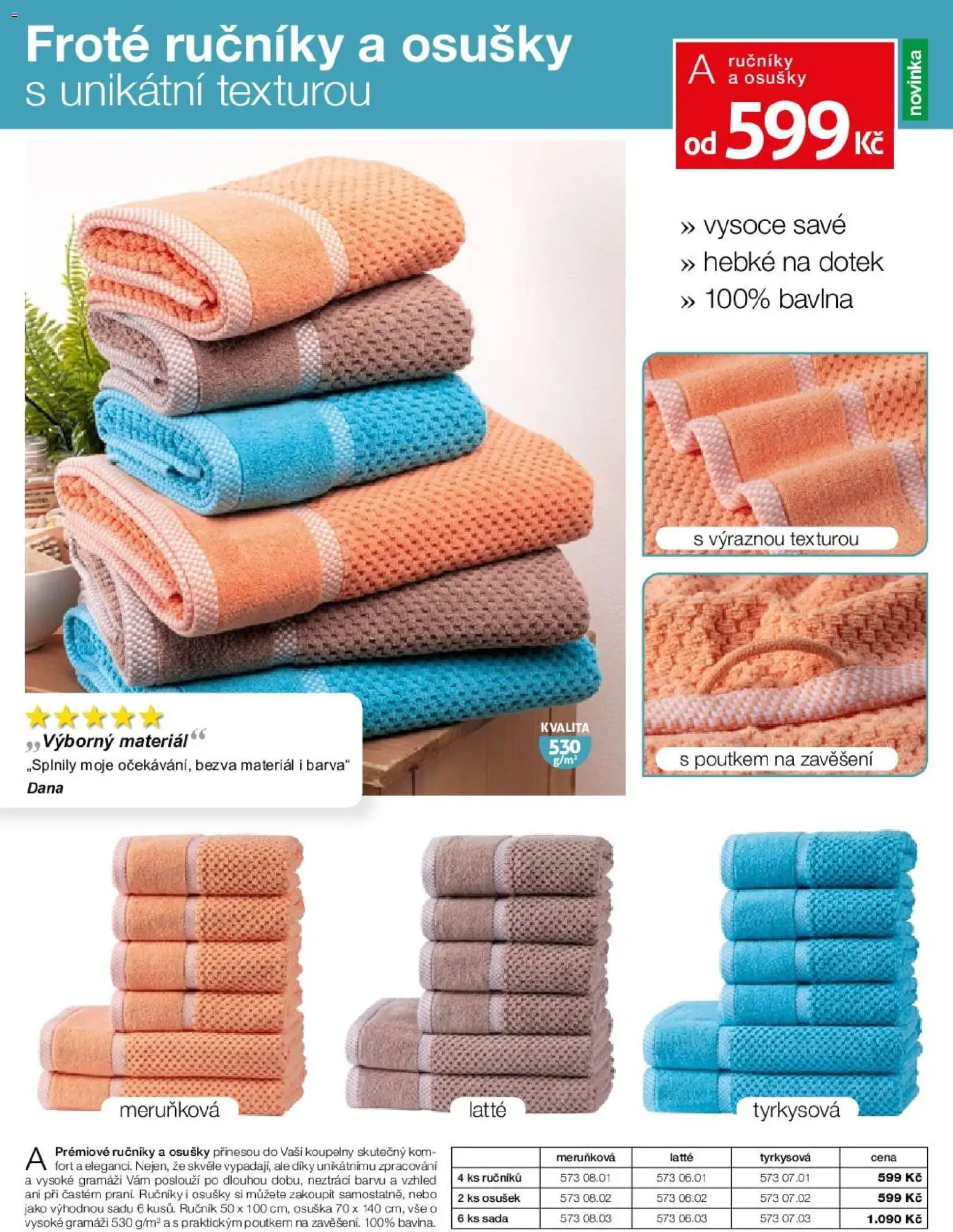 Decodoma katalog od 16.02.2026 | Strana: 63 | Produkty: Ručník, Osuška, Osušky, Ručníky