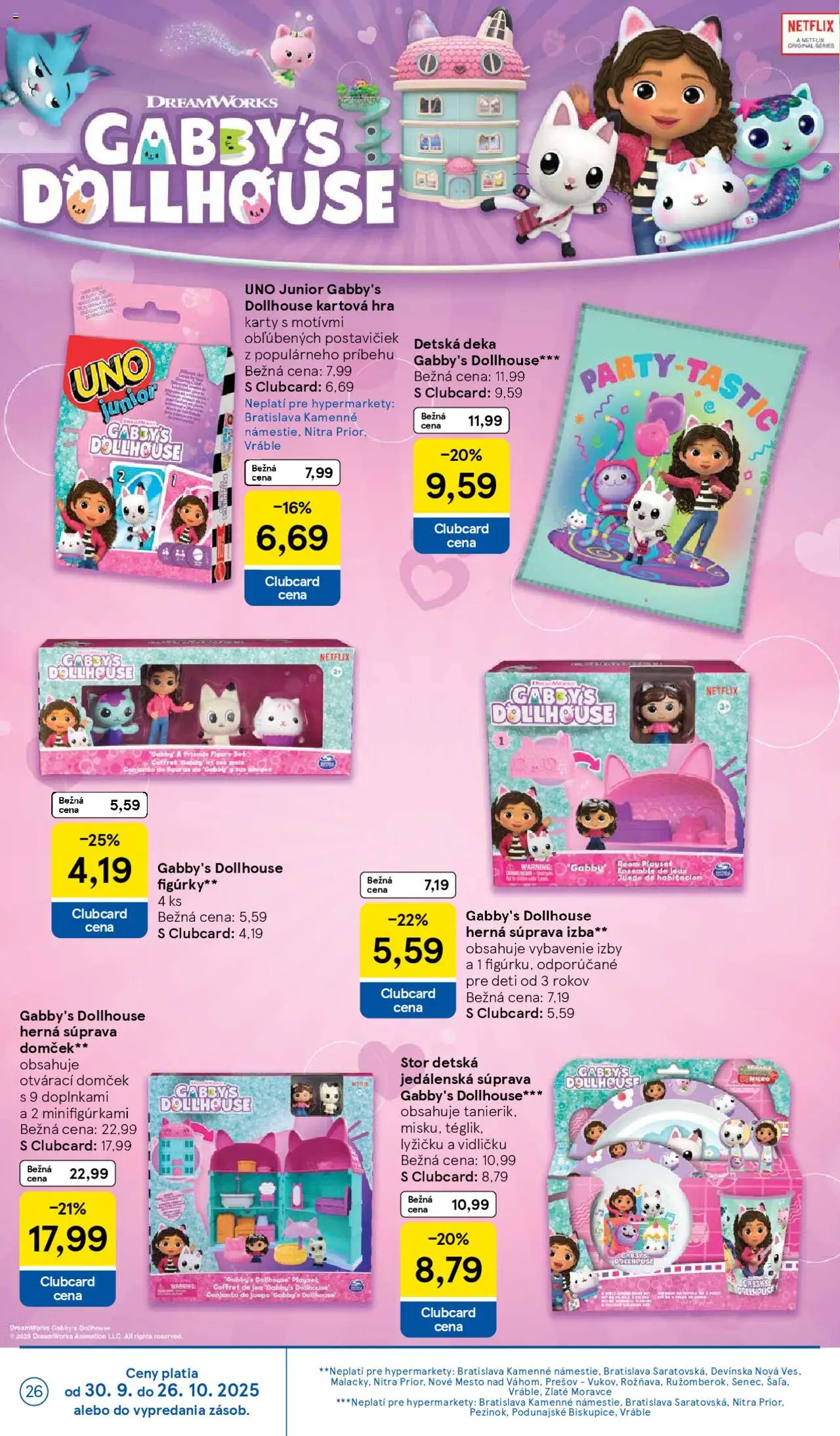 Nové Tesco akcie – leták je platný od 01.10.2025 | Strana: 26 | Produkty: Hra
