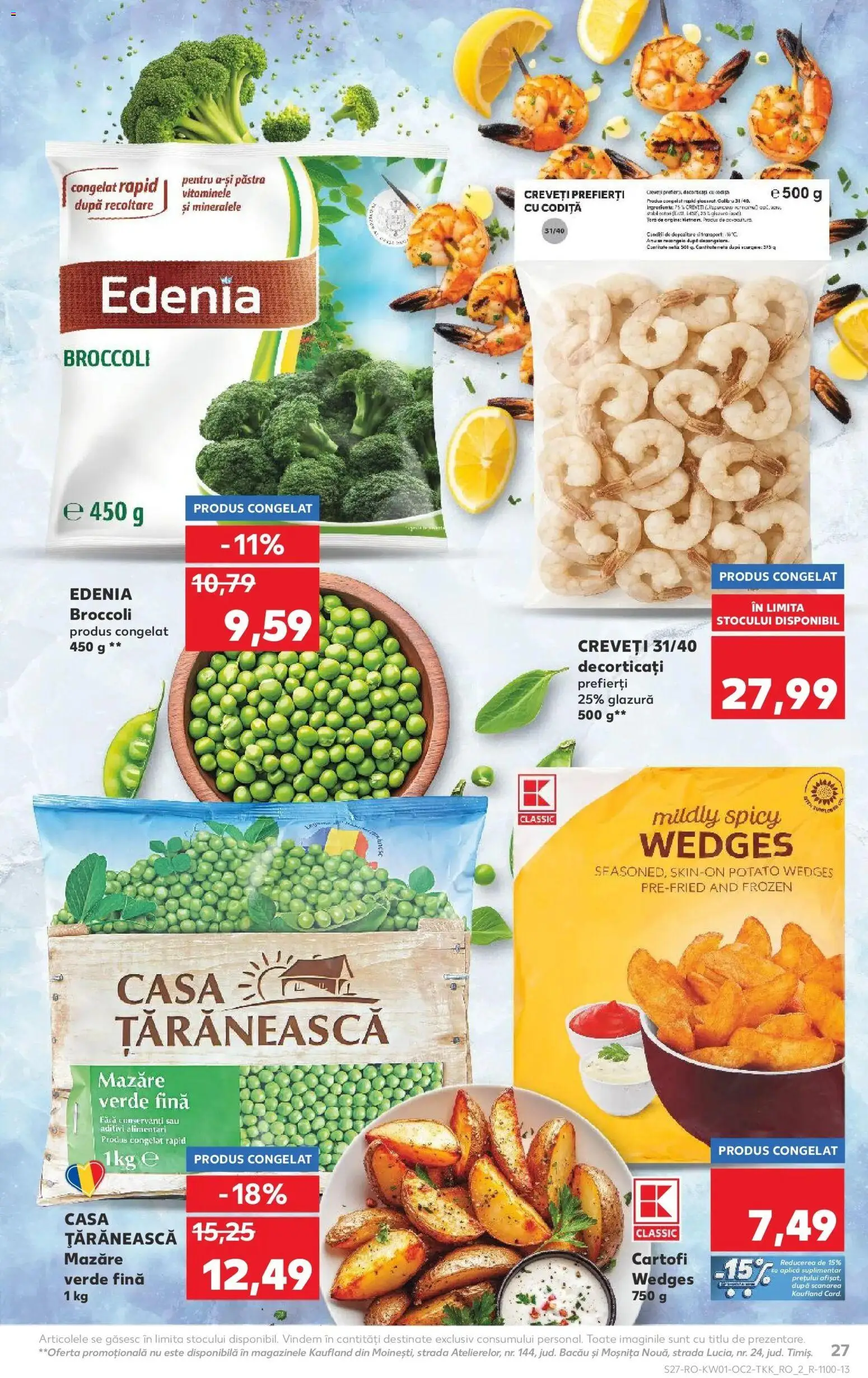 Noul catalog Kaufland – valabil de la 31.12.2025 | Pagină: 27 | Produse: Mazăre, Cartofi