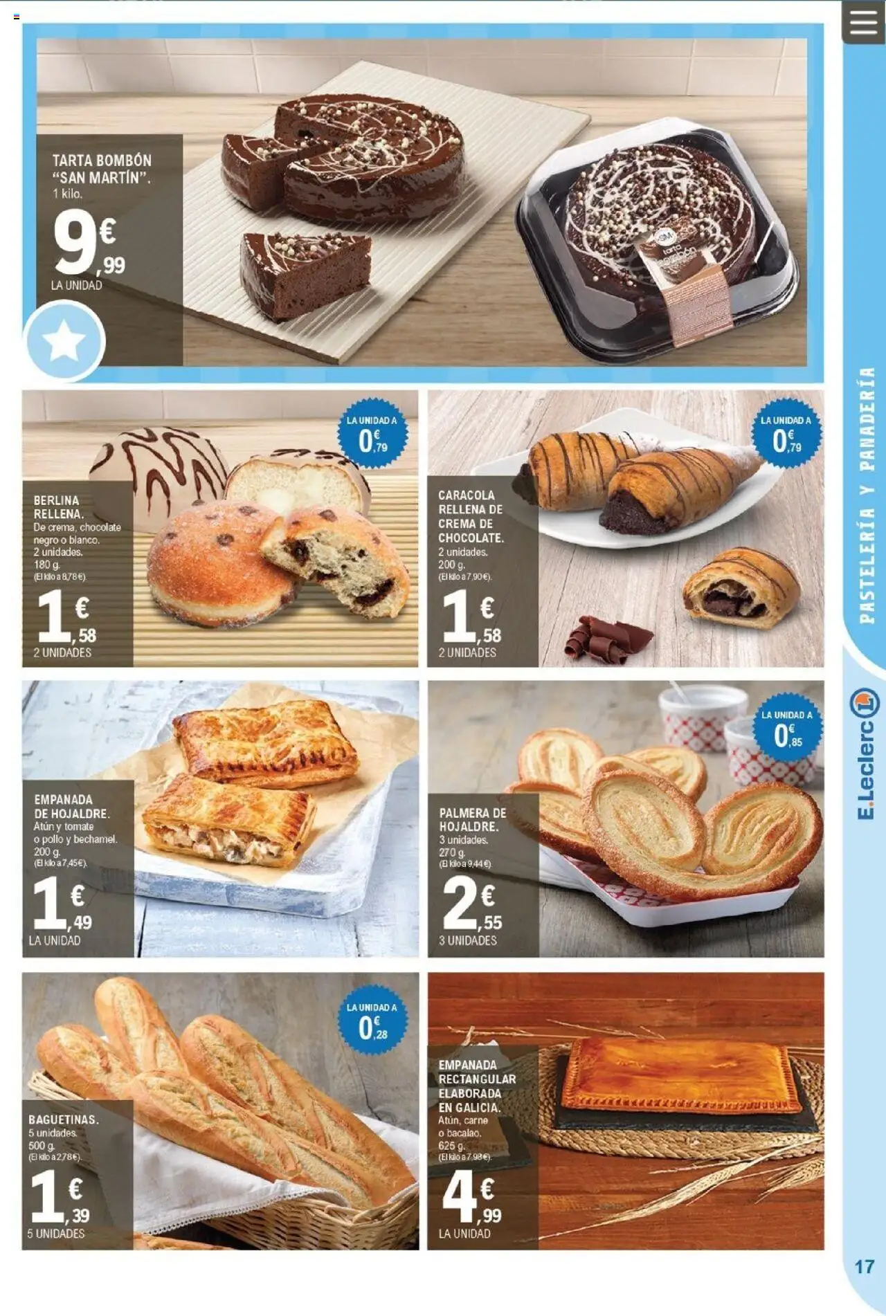 E.Leclerc folleto │ válido desde el 24.09.2025 | Página: 17 | Productos: Chocolate, Crema, Panadería