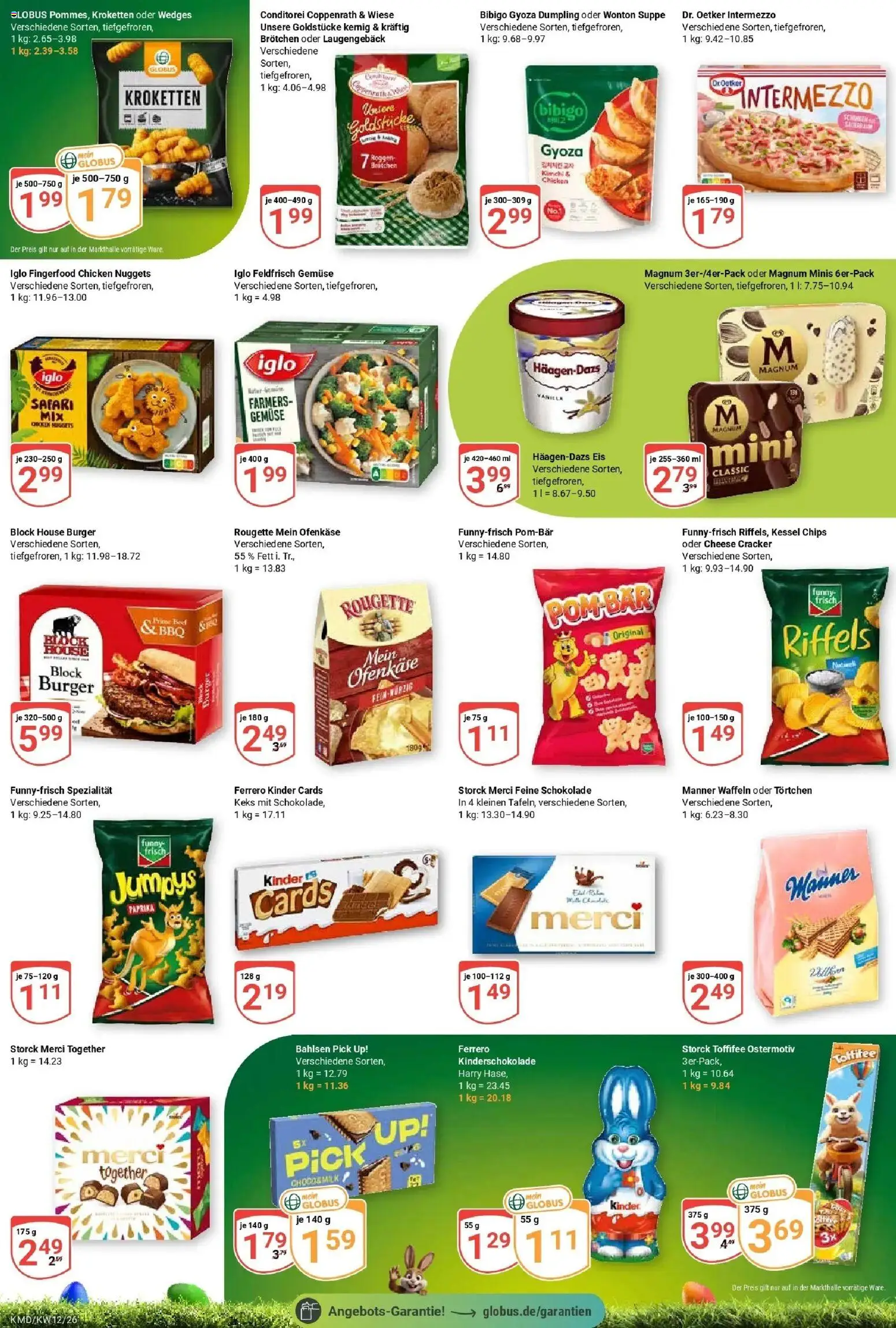 Globus prospekt Köln	 – gültig ab 16.03.2026 | Seite: 3 | Produkte: Schokolade, Iglo, Gemüse, Chips