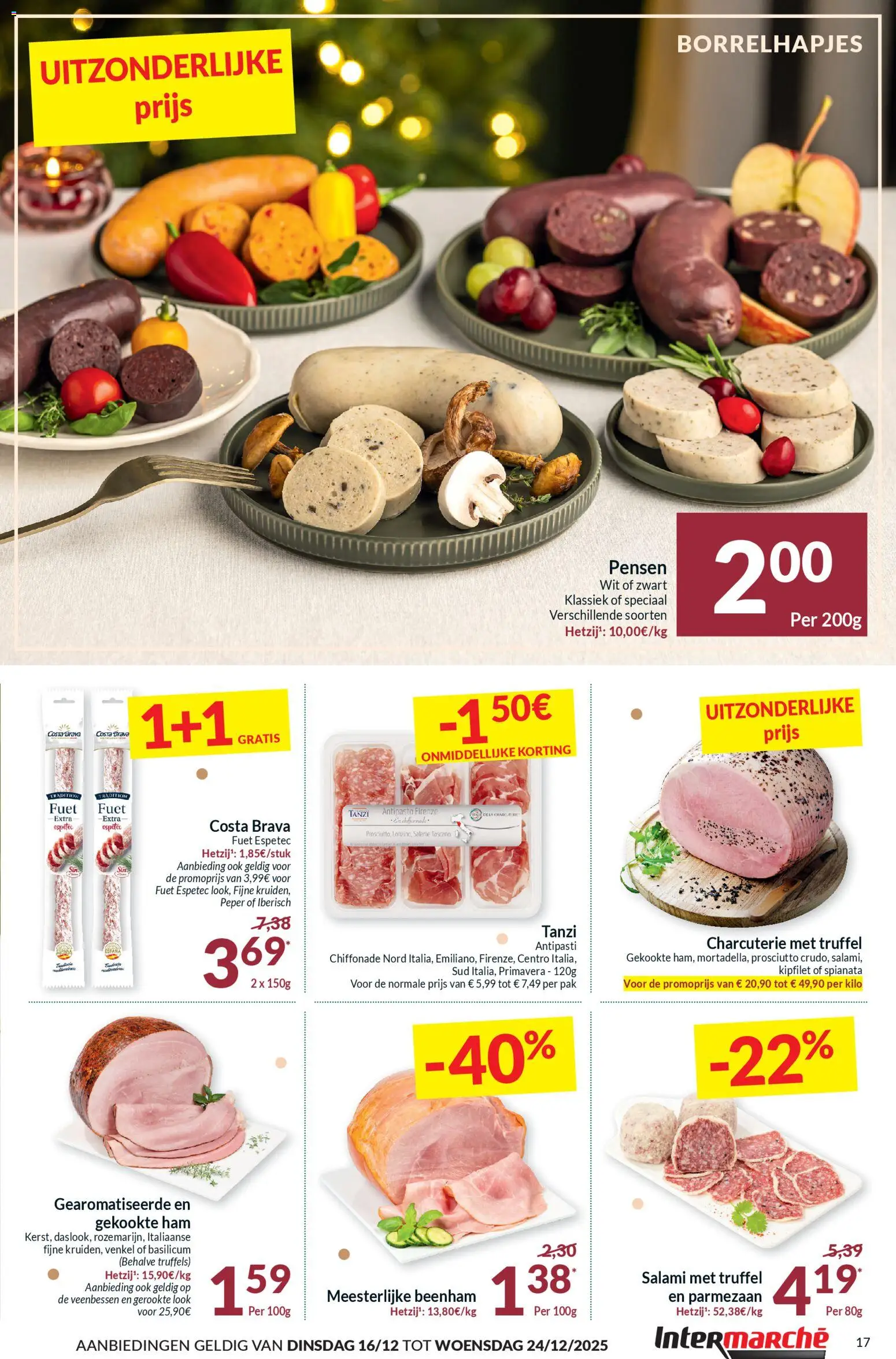 {H1} | Pagina: 17 | Producten: Ham, Parmezaan, Peper, Salami