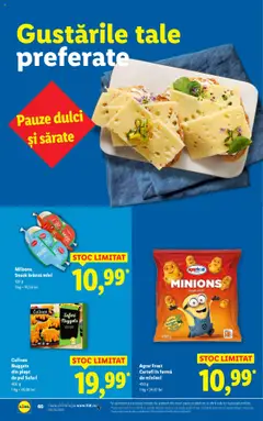 Milbona, Snack brânză mini, Snack brânză mini, 120 g – valabil de la 01.09.2025 | Pagină: 60 | Produse: Hacıyatmaz Kedi Oyuncağı, Brânză, Cartofi