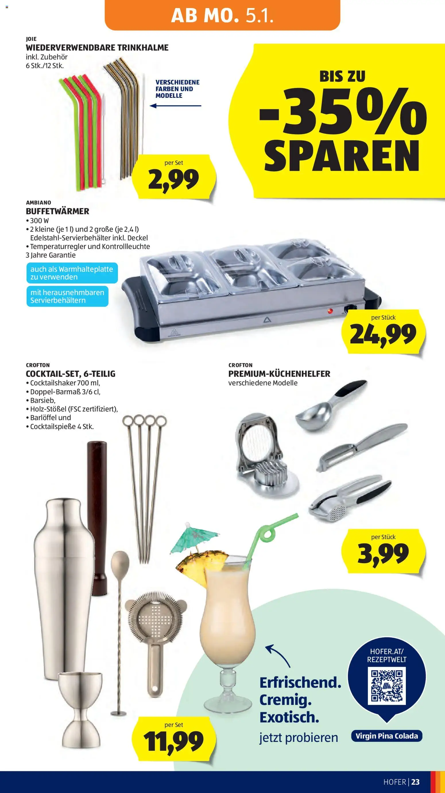 Hofer AT akciós ujság - amely érvényes a következő dátumtól: 02.01.2026 | Oldal: 27