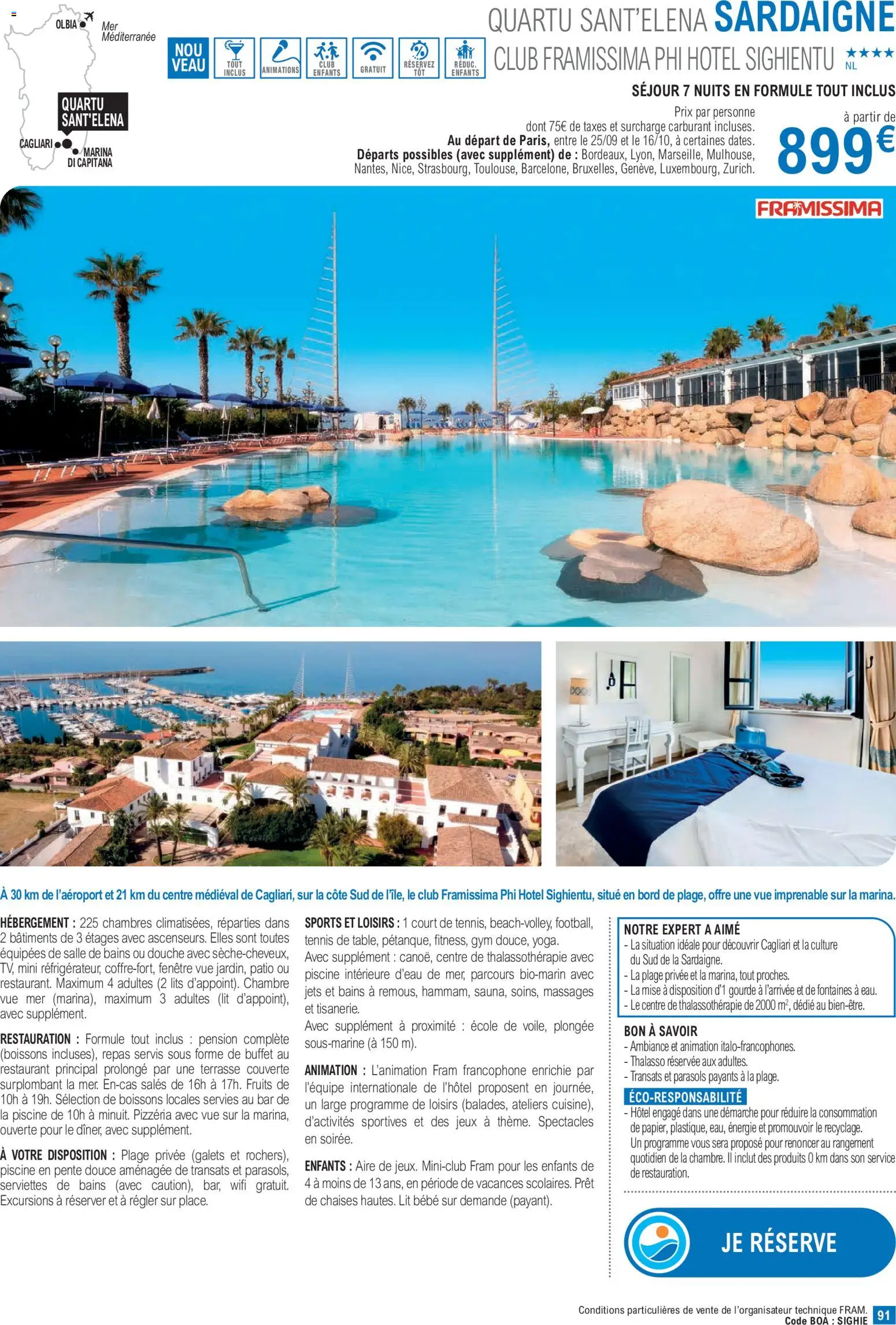 {H1} | Page: 91 | Produits: Gourde, Buffet, Douche, Jeux