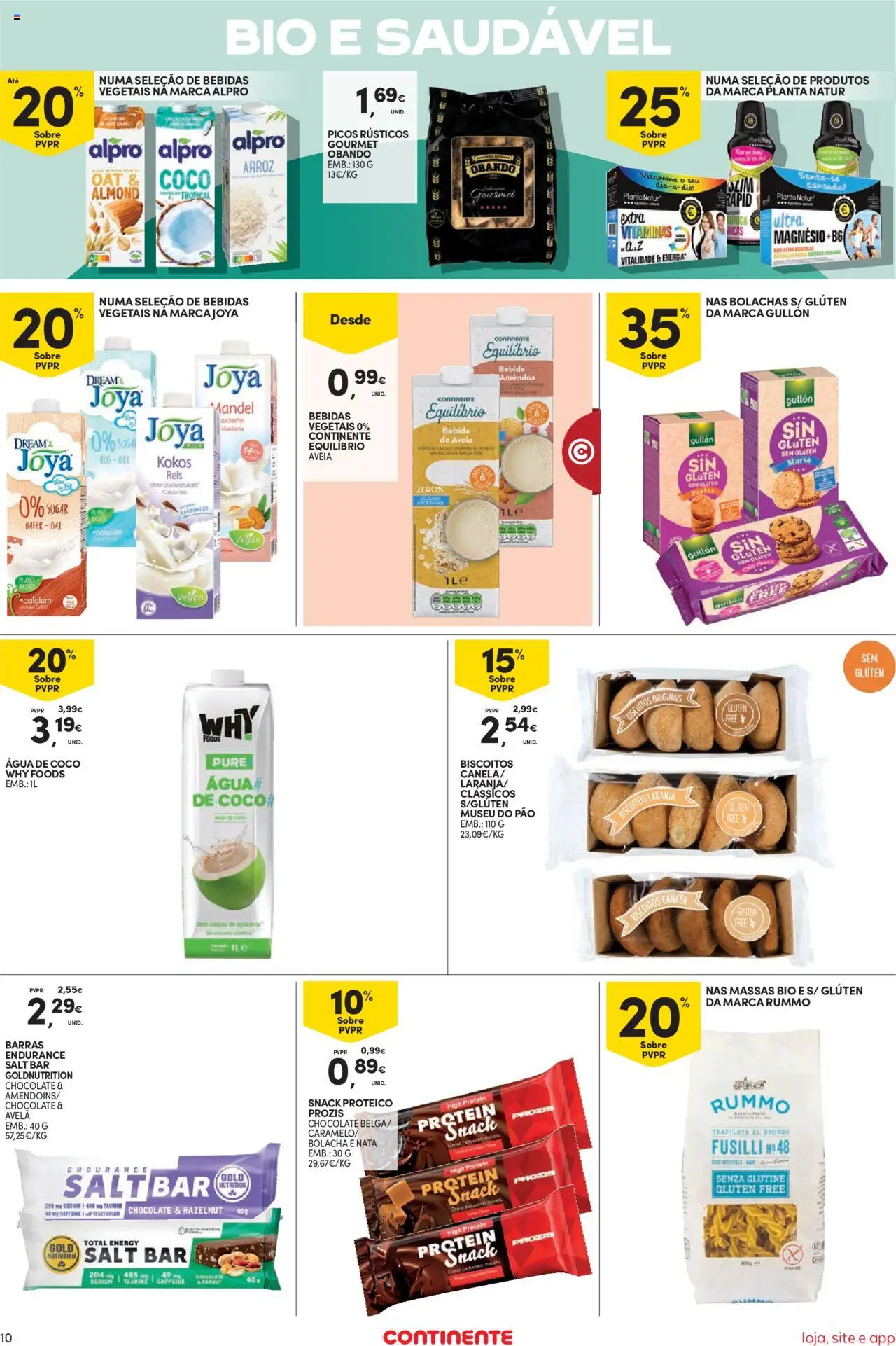 Continente Semanal Continente Bom Dia │ válido de 14.10.2025 | Página: 10 | Produtos: Canela, Nata, Biscoitos, Bebida