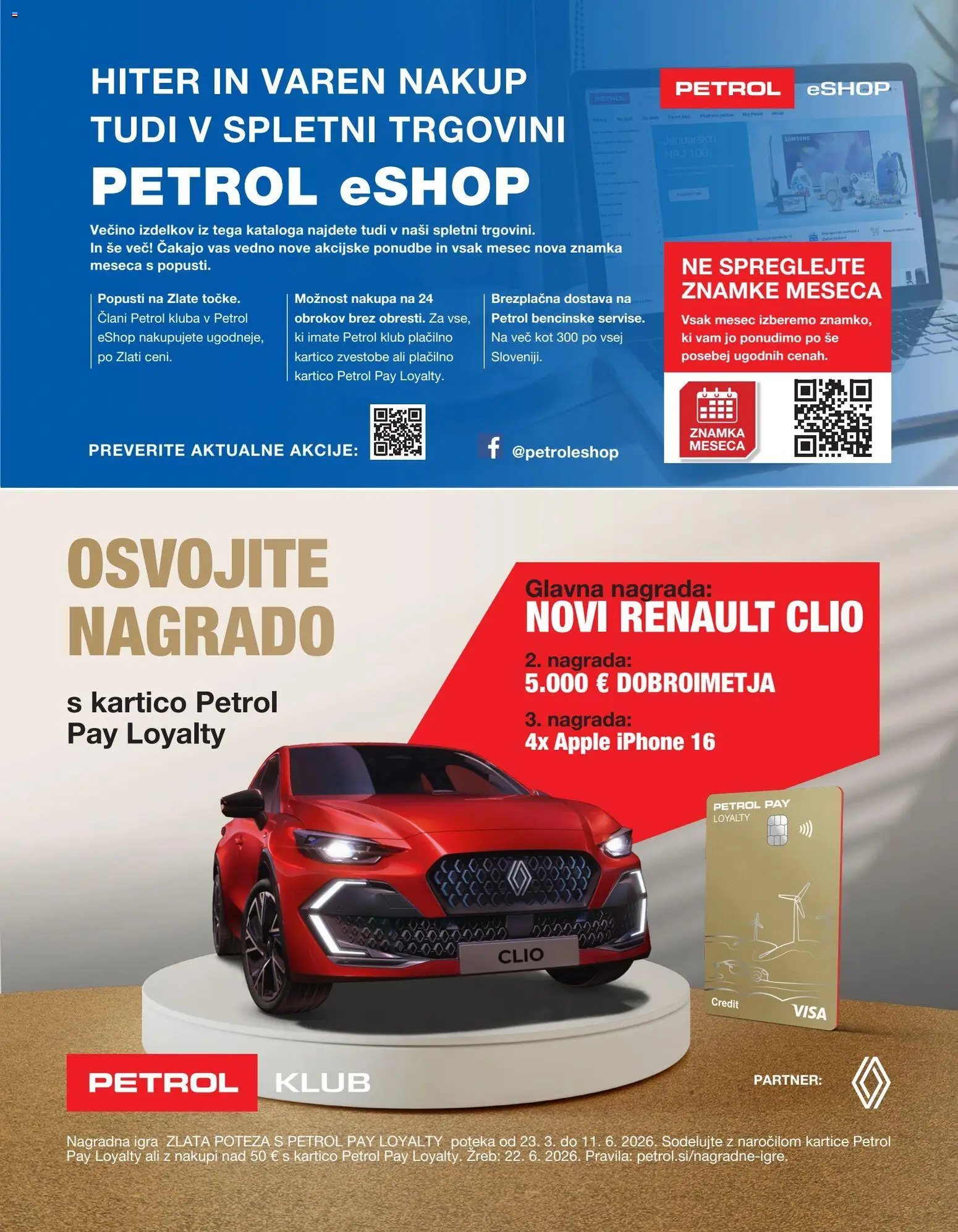 Novi Petrol katalog ponudbe – veljaven od 01.04.2026 | Stran: 3 | Izdelki: Igra
