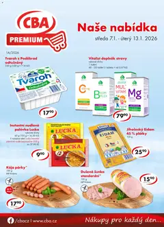 Náhled letáku CBA leták - Premium od 07.01.2026