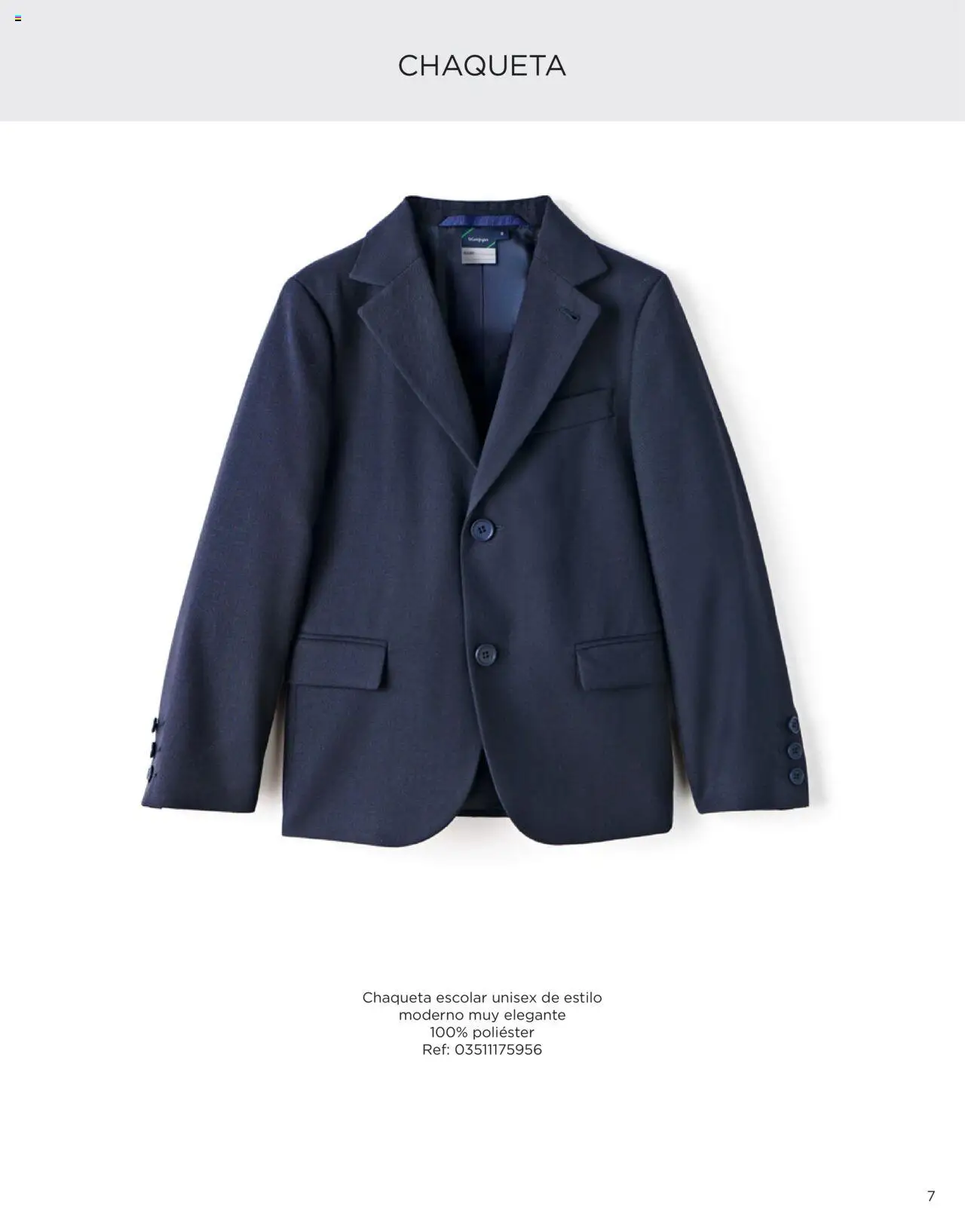 El Corte Inglés Uniformes │ válido desde el 22.04.2025 | Página: 7