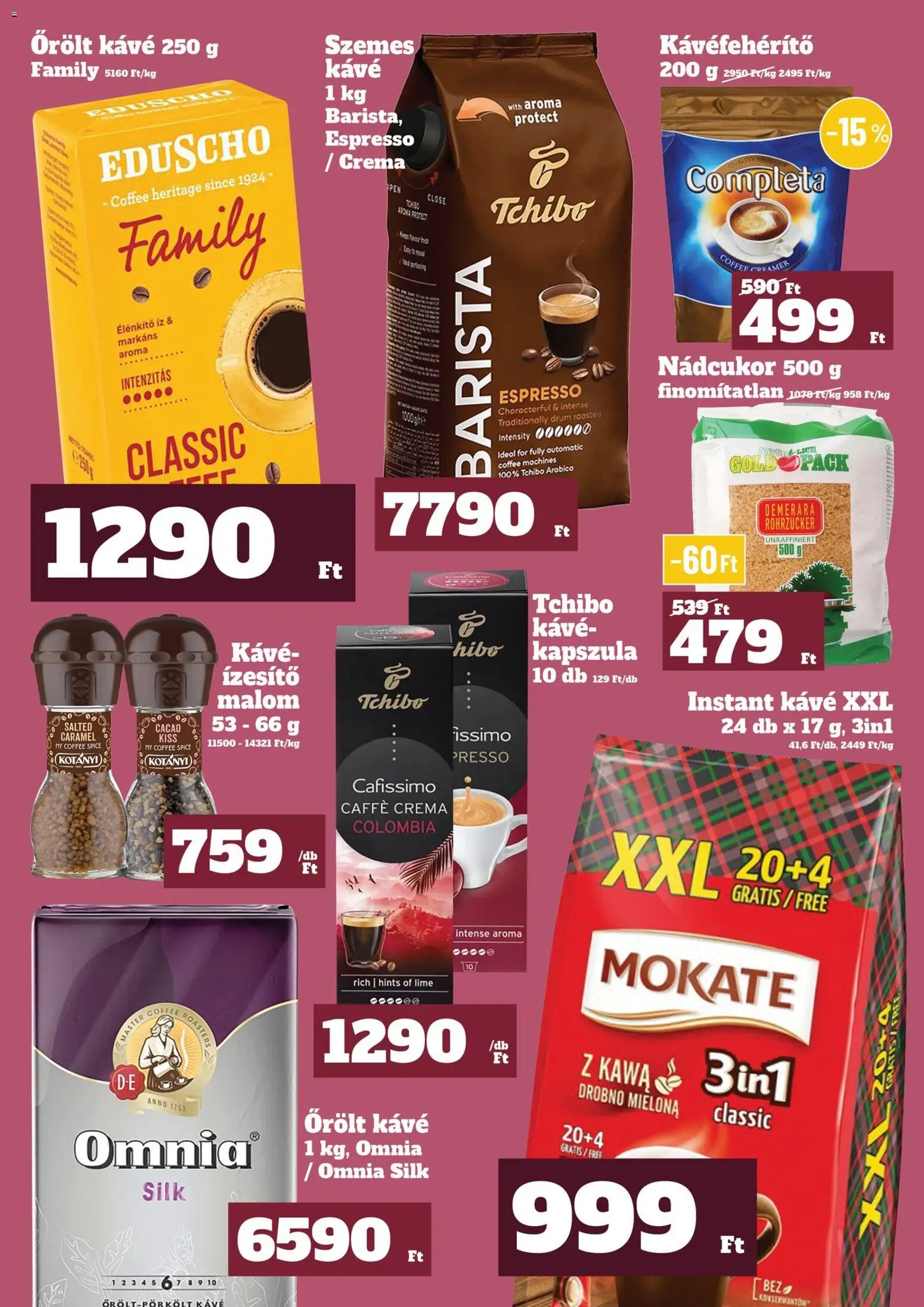 Family Diszkont akciós ujság - amely érvényes a következő dátumtól: 27.11.2025 | Oldal: 24 | Termékek: Lime, Cafissimo, Őrölt kávé, Instant kávé