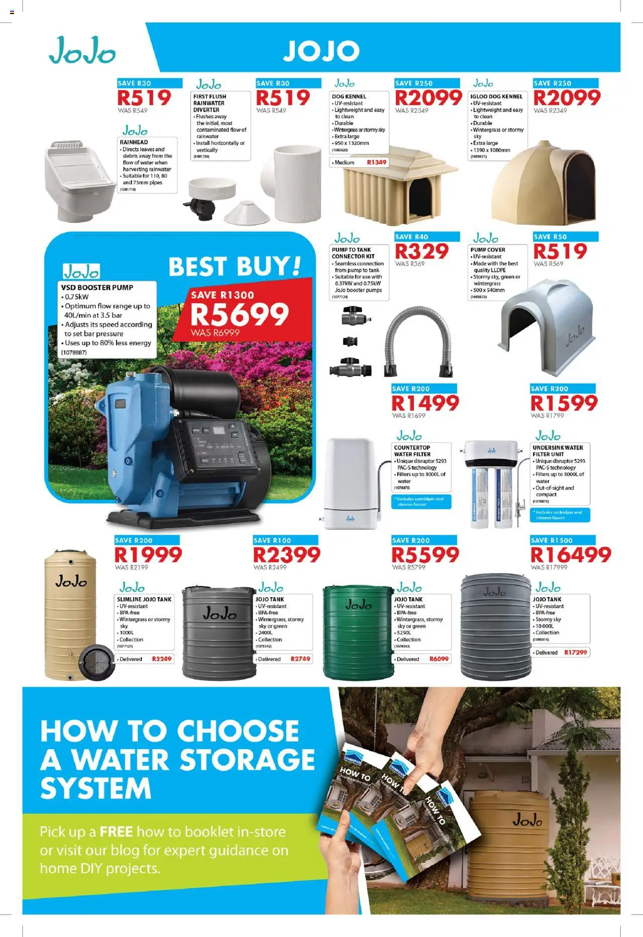 Chamberlain Spring Into Gardening │ valid from 04.08.2025 | Page: 6 | Products: Cover, Pumps, Connector, Tank