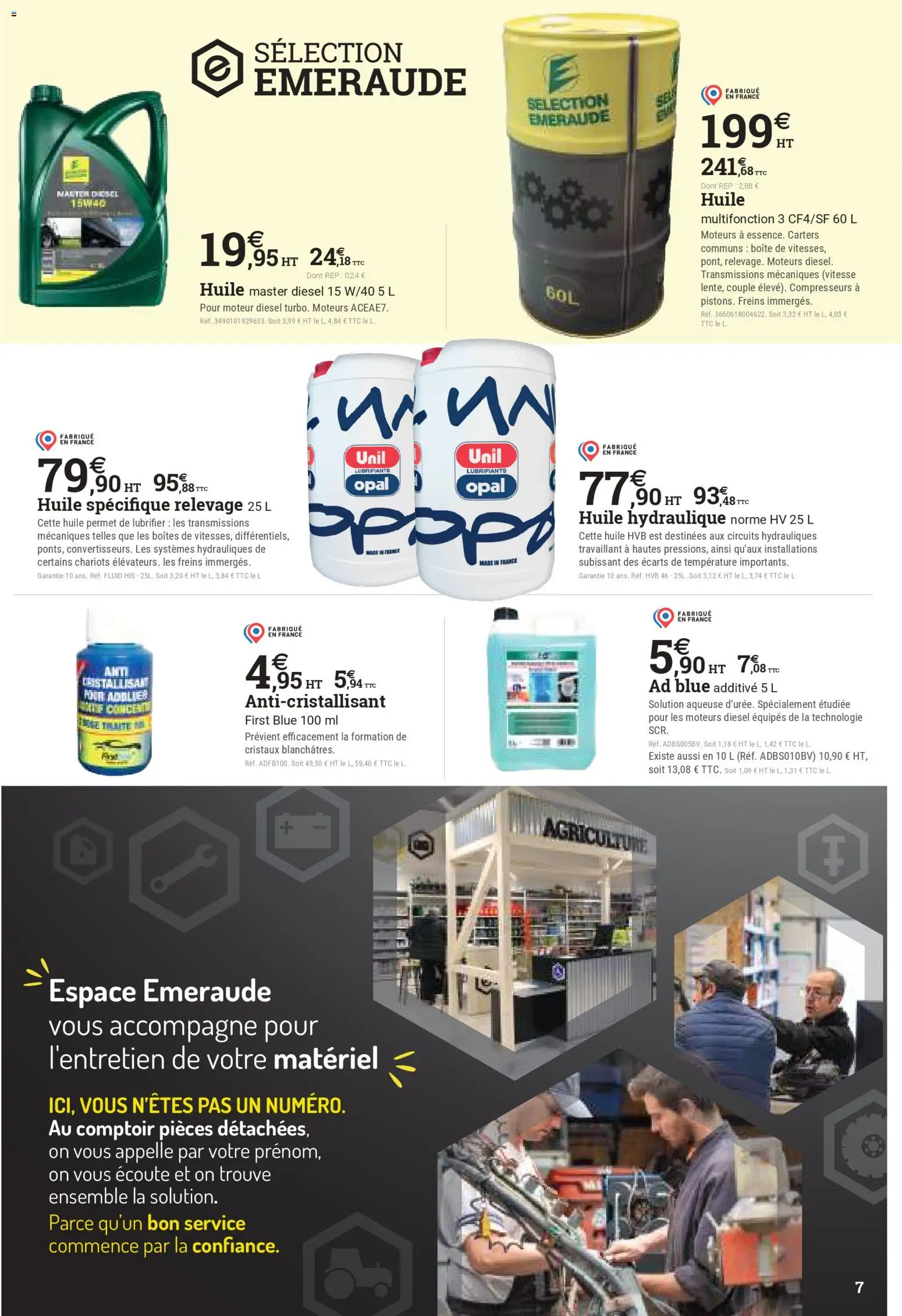{H1} | Page: 7 | Produits: Huile, Compresseurs