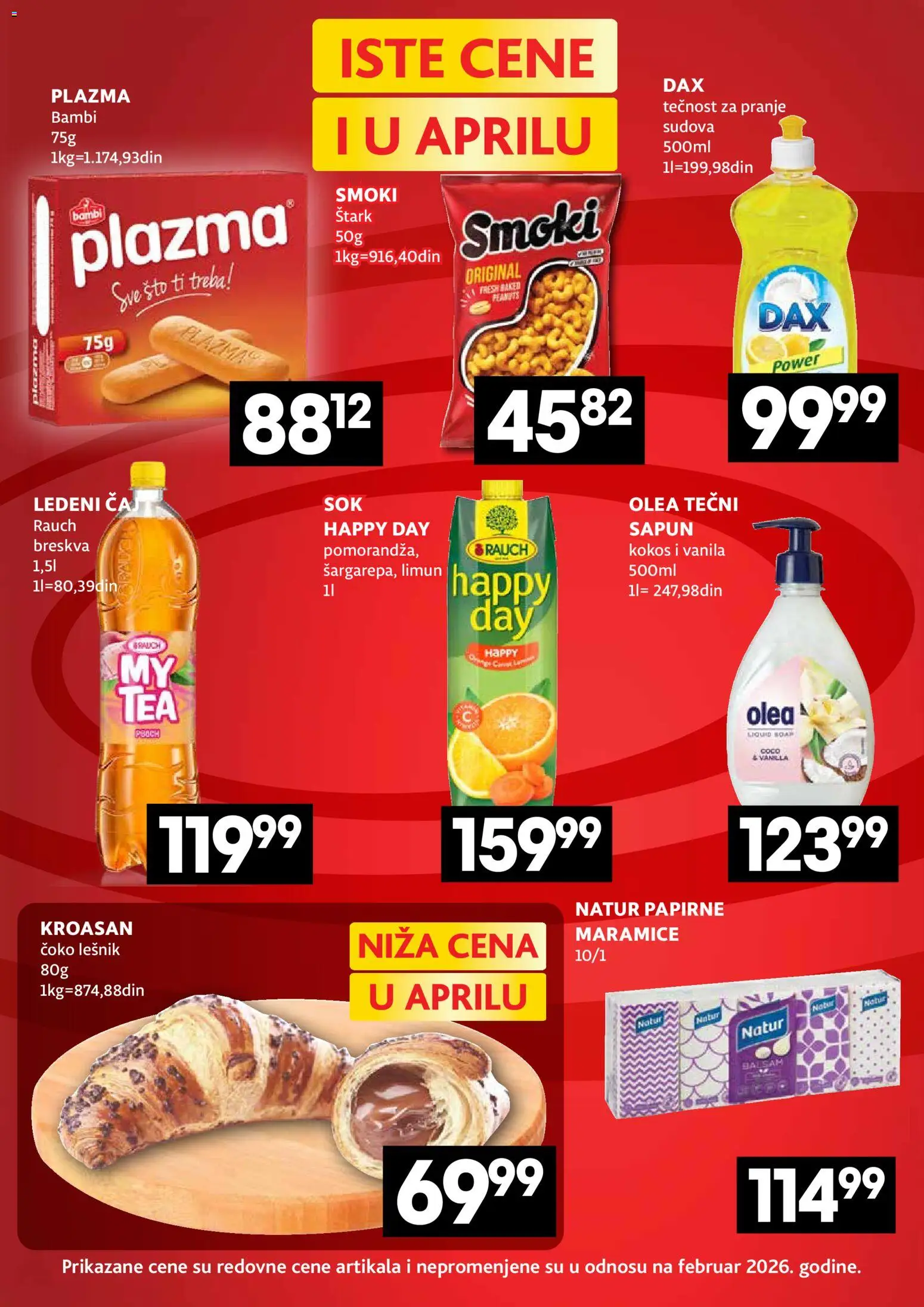 Idea katalog - važi od 02.04.2026 | Strana: 4 | Proizvode: Smoki, Sto, Lešnik, Limun
