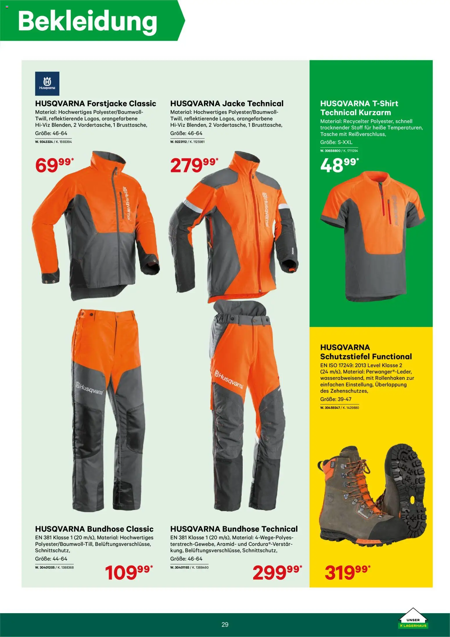 Lagerhaus  Forstkatalog gültig ab 05.11.2025 | Seite: 29 | Produkte: Bekleidung, Jacke, Tasche