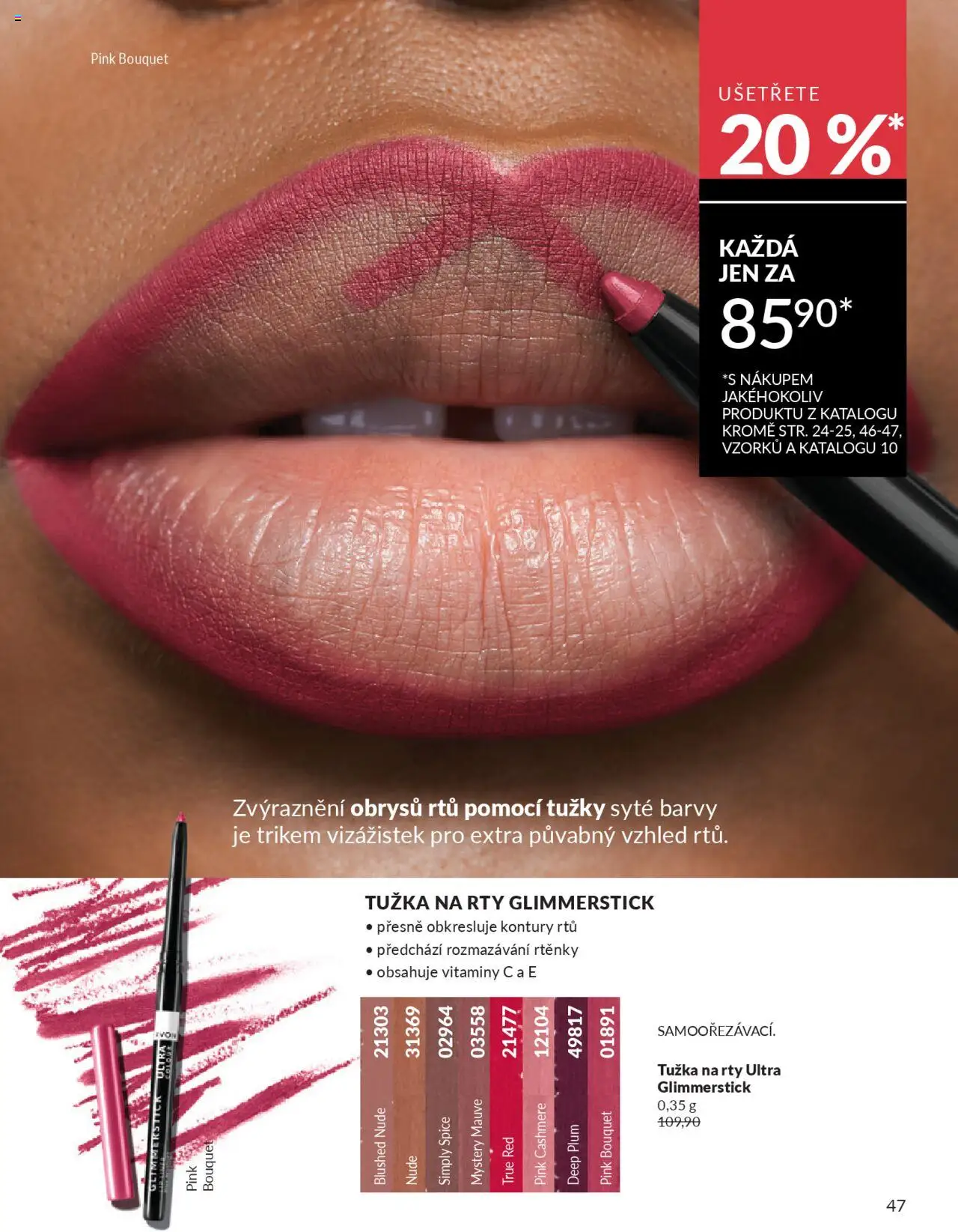 Avon katalog 9/2025 od 01.09.2025 | Strana: 49 | Produkty: Vitamíny, Barvy, Tužka