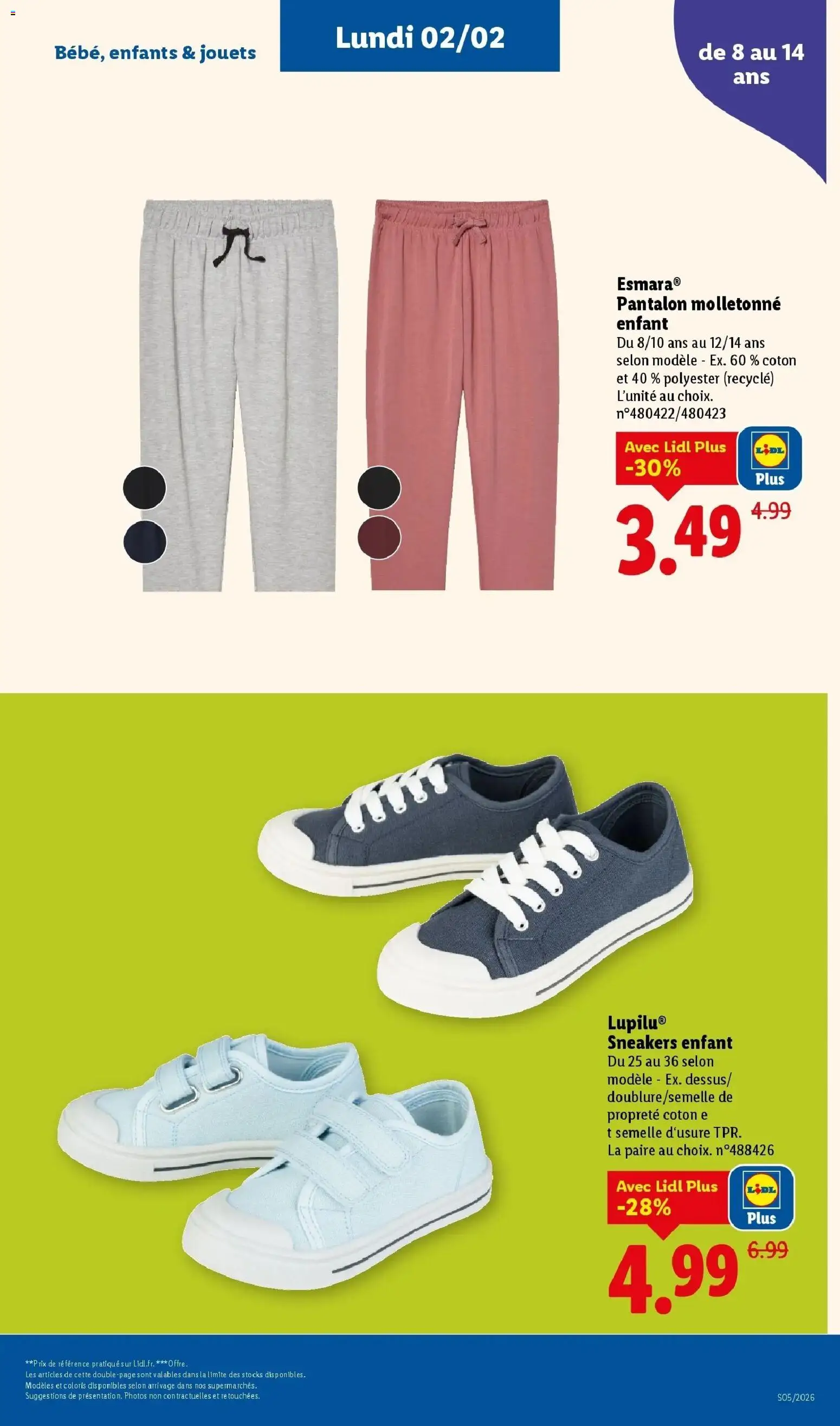 Catalogue LIDL du 28/01/2026 | Promo prospectus en ligne | Page: 59 | Produits: Coton, Jouets, Pantalon