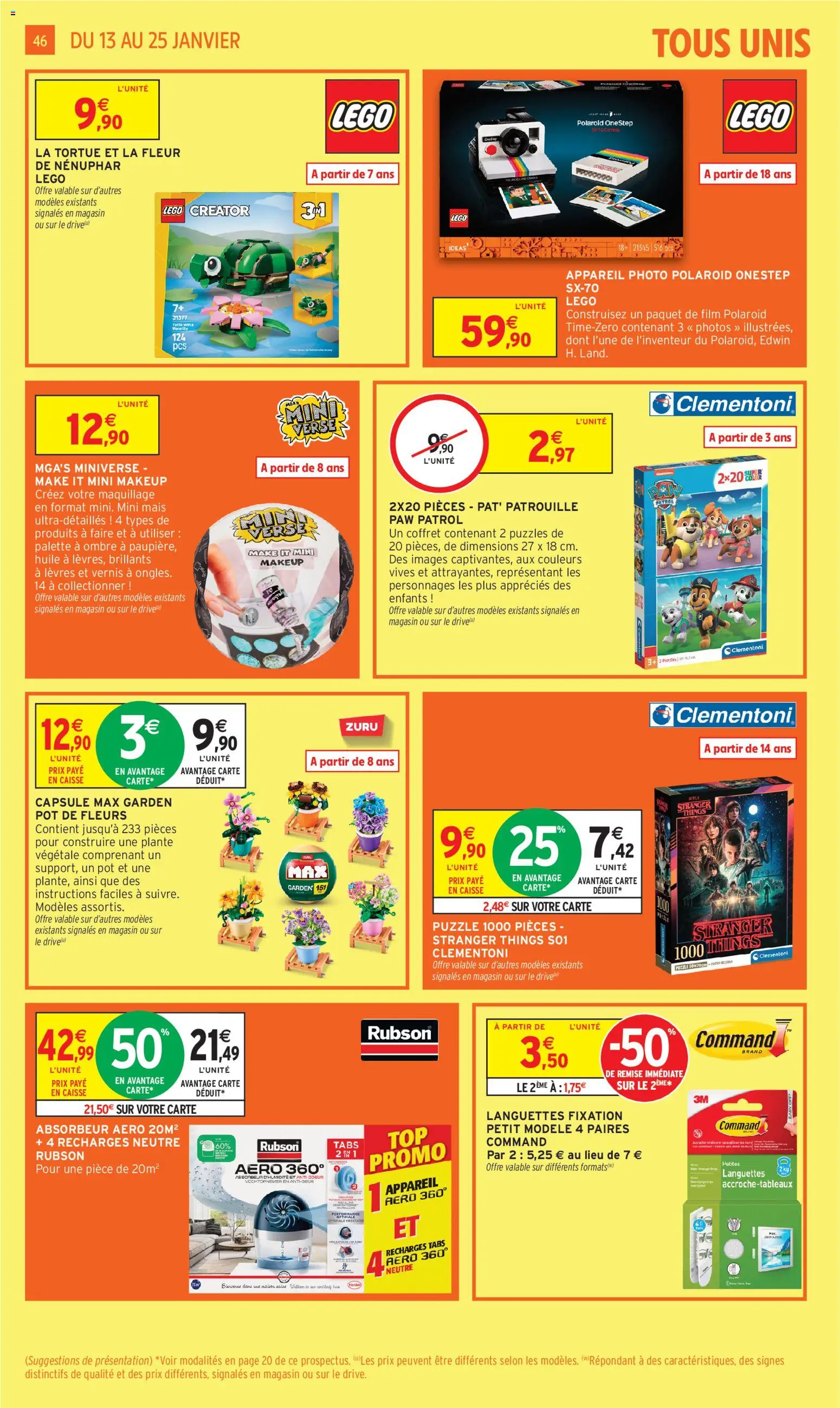 {H1} | Page: 46 | Produits: Appareil photo, Maquillage, Pot de fleurs, Huile