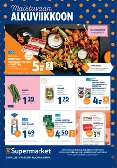K-Supermarket-mainoslehti voimassa 29.09.2025 alkaen