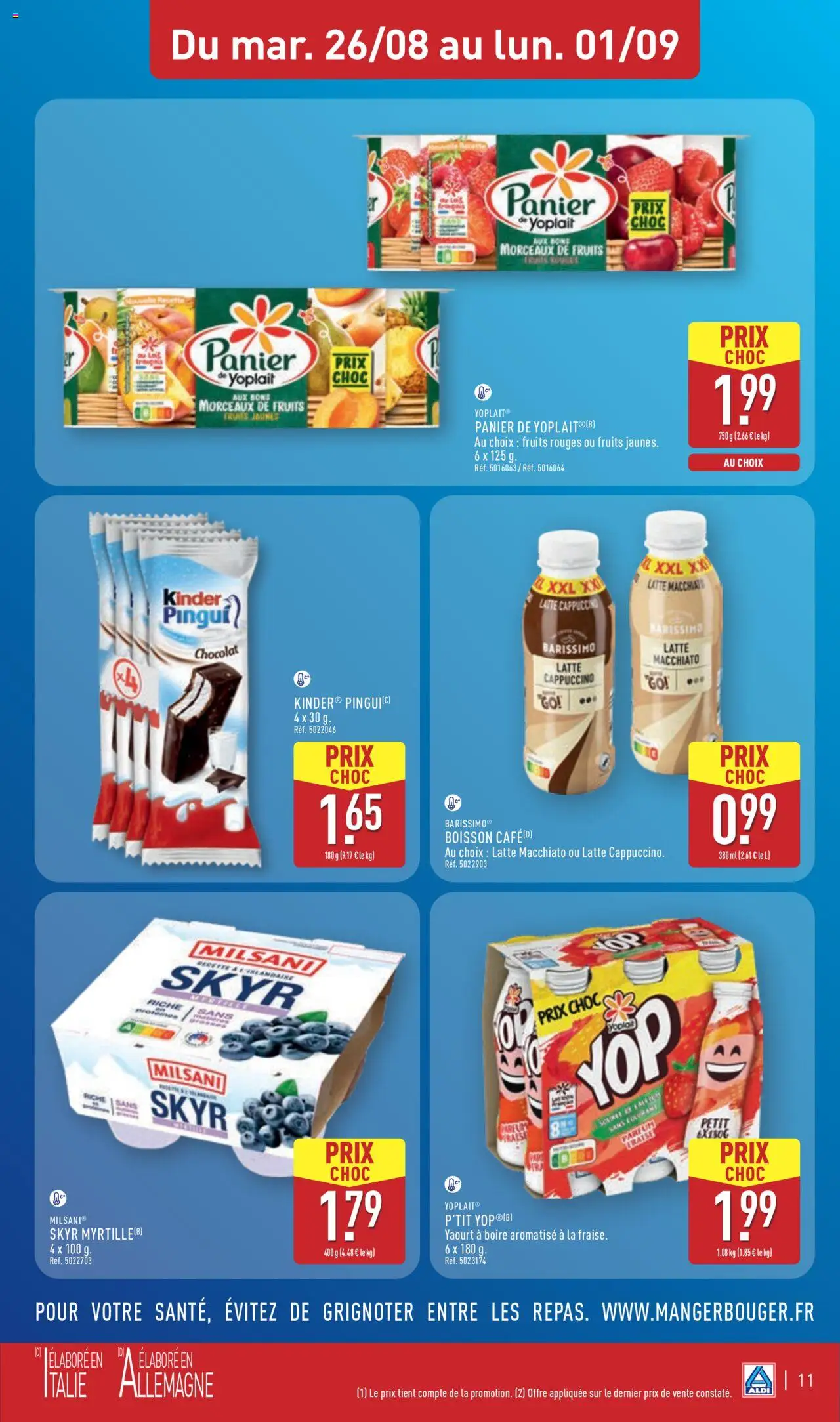  | Page: 14 | Produits: Fraise, Panier, Yaourt, Skyr
