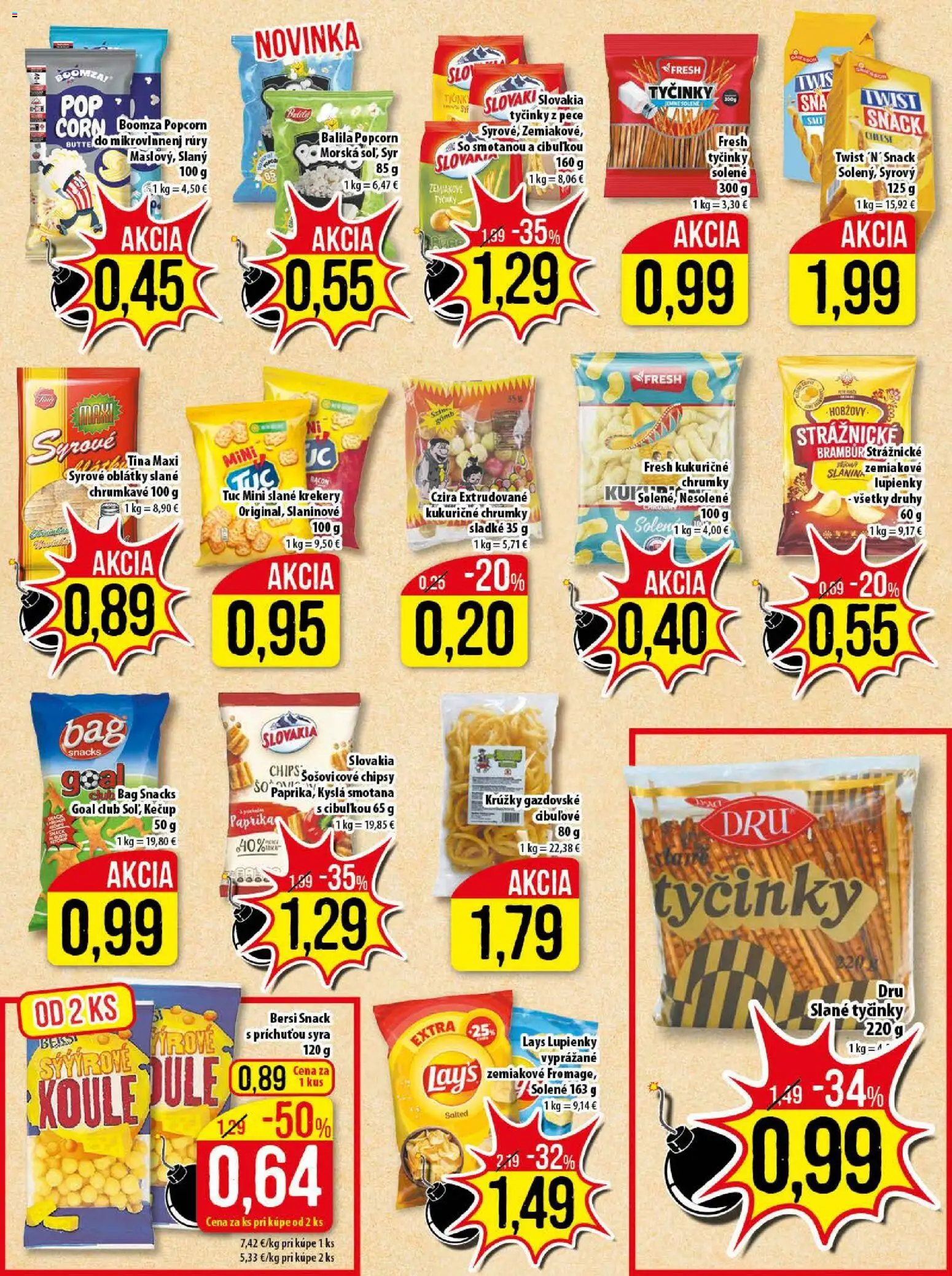 Nové Klas akcie – leták je platný od 05.01.2026 | Strana: 14 | Produkty: Paprika, Syr, Smotana, Kečup